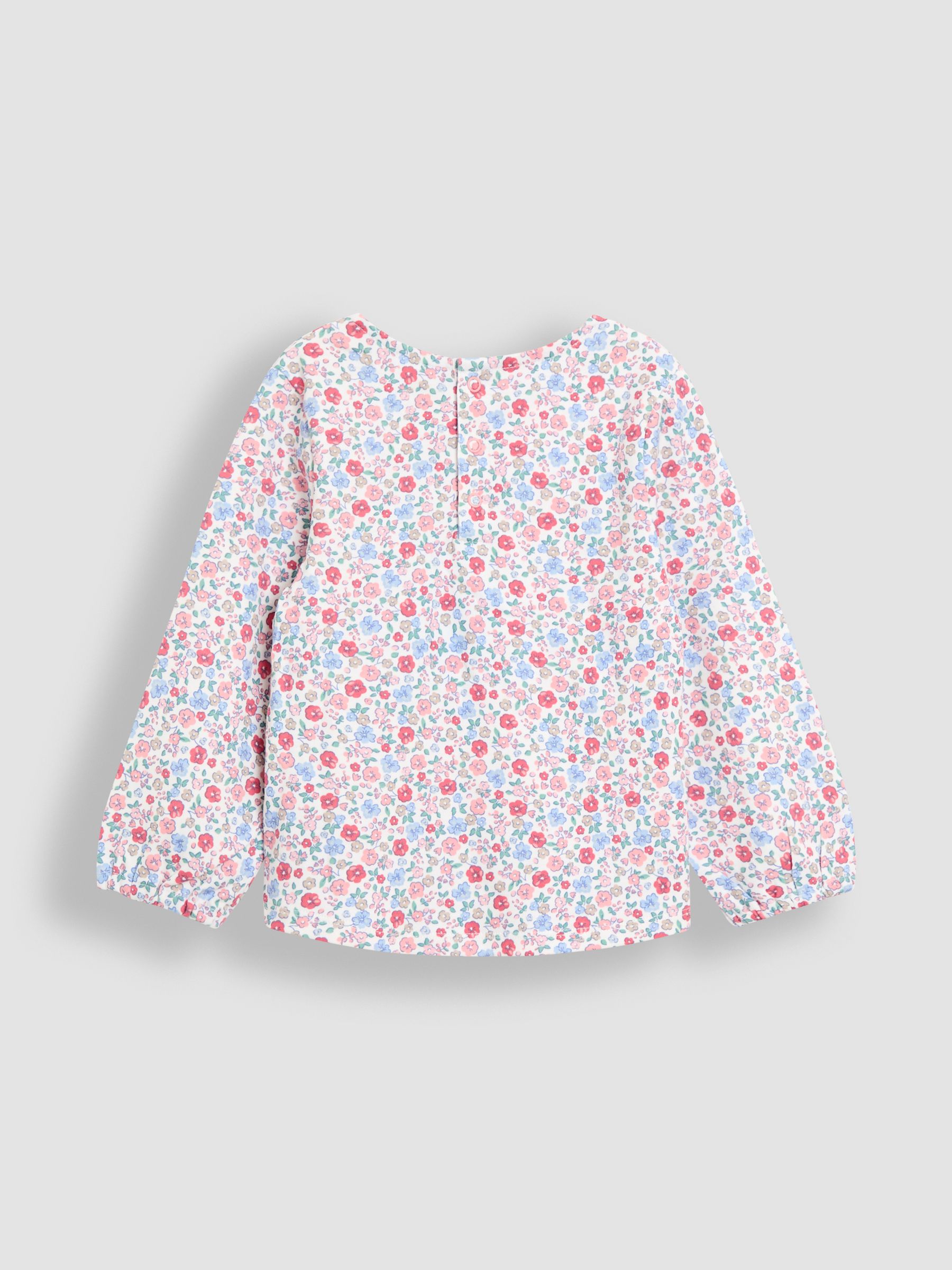 Blue Hedgehog Applique Velour Pinafore Dress & Top Set - Image 5 of 5