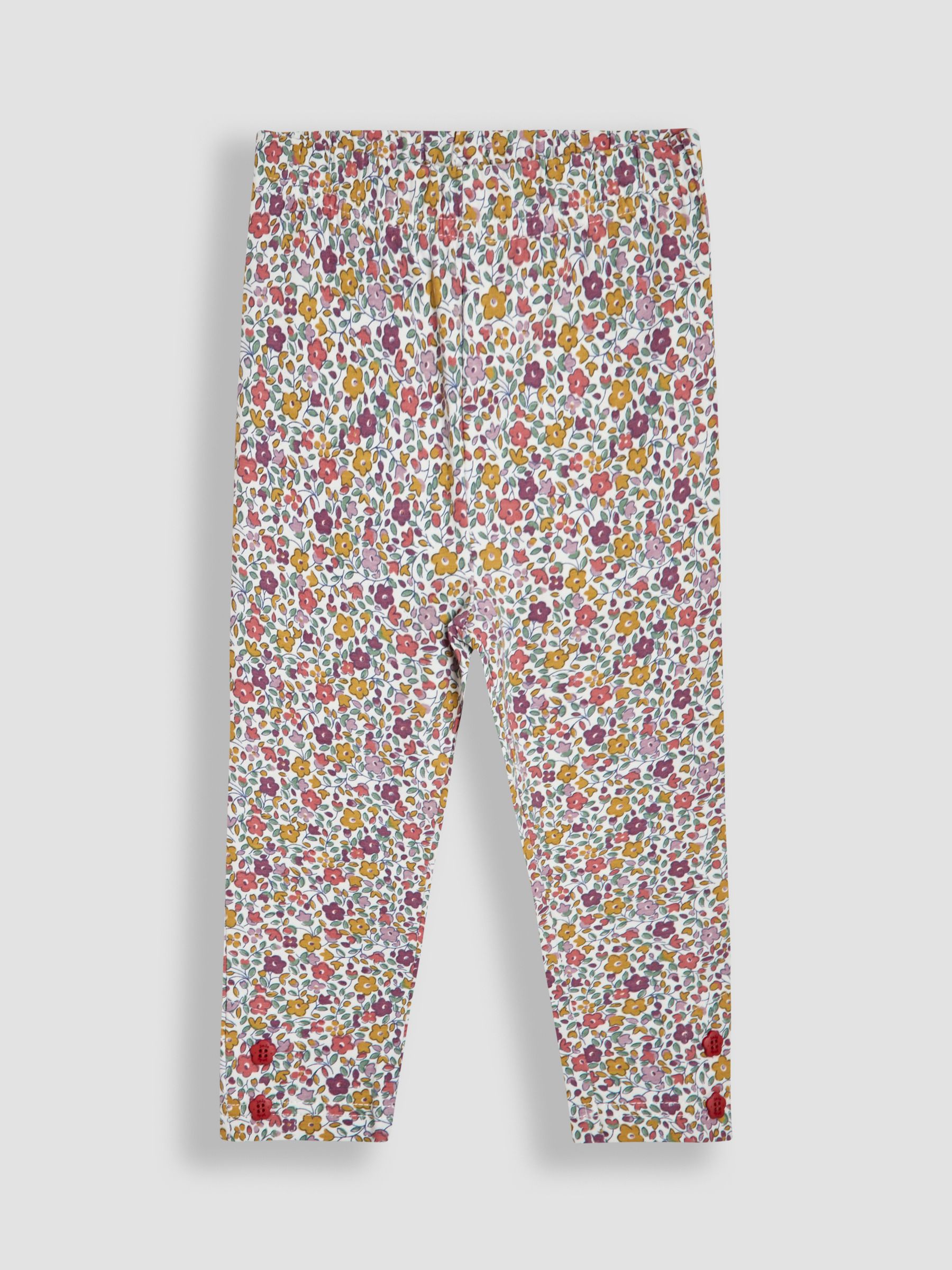 Orange 2-Pack Classic Floral Leggings - Image 2 of 5