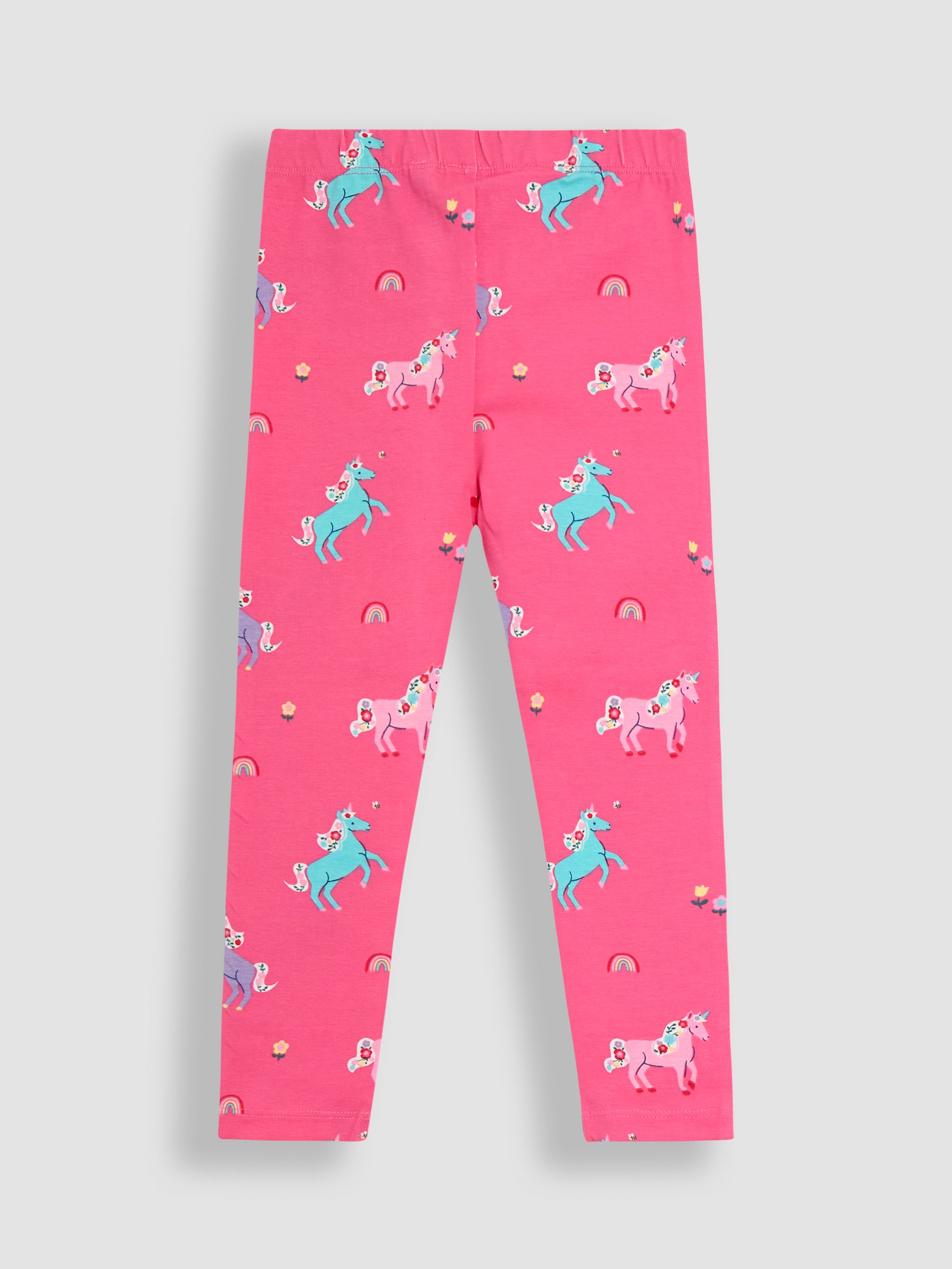 Fuchsia Pink Unicorns 2-Pack Printed Leggings - Image 3 of 5