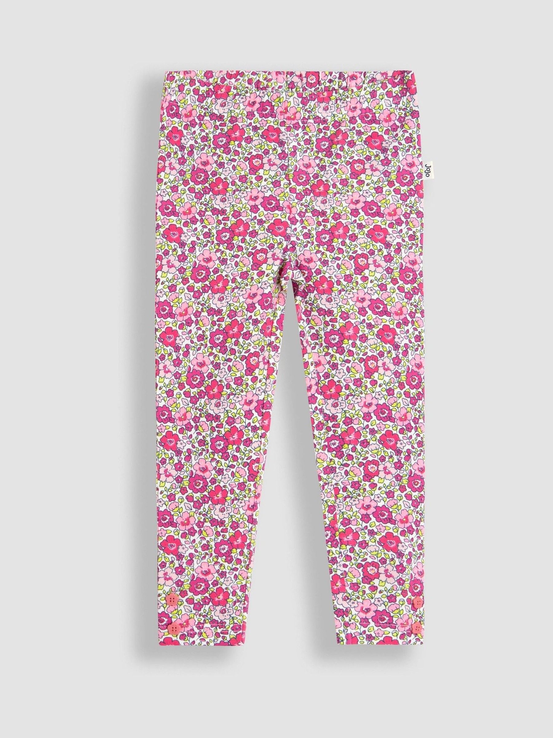 Pink 2-Pack Ditsy Floral Leggings - Image 5 of 7