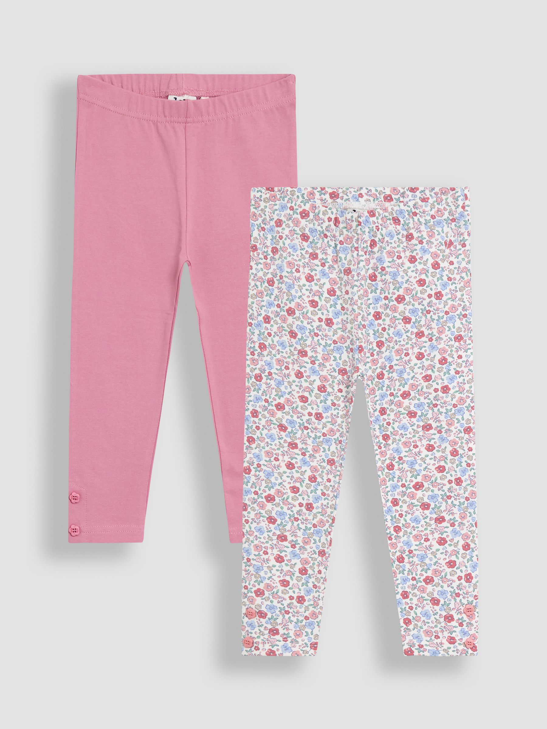 Pink Light 2-Pack Classic Floral Leggings - Image 1 of 5