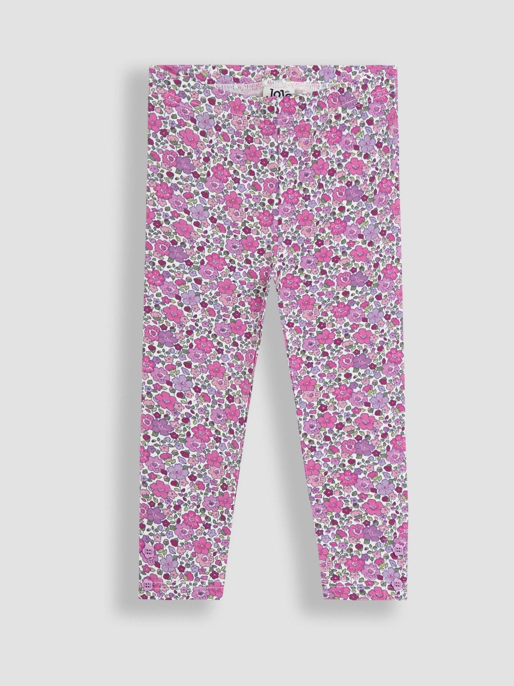 Purple Dark 2-Pack Ditsy Floral Leggings - Image 2 of 5