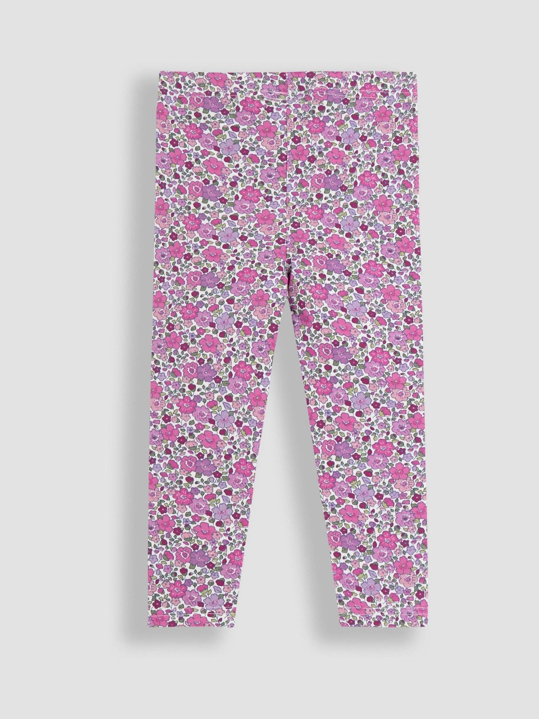Purple Dark 2-Pack Ditsy Floral Leggings - Image 3 of 5