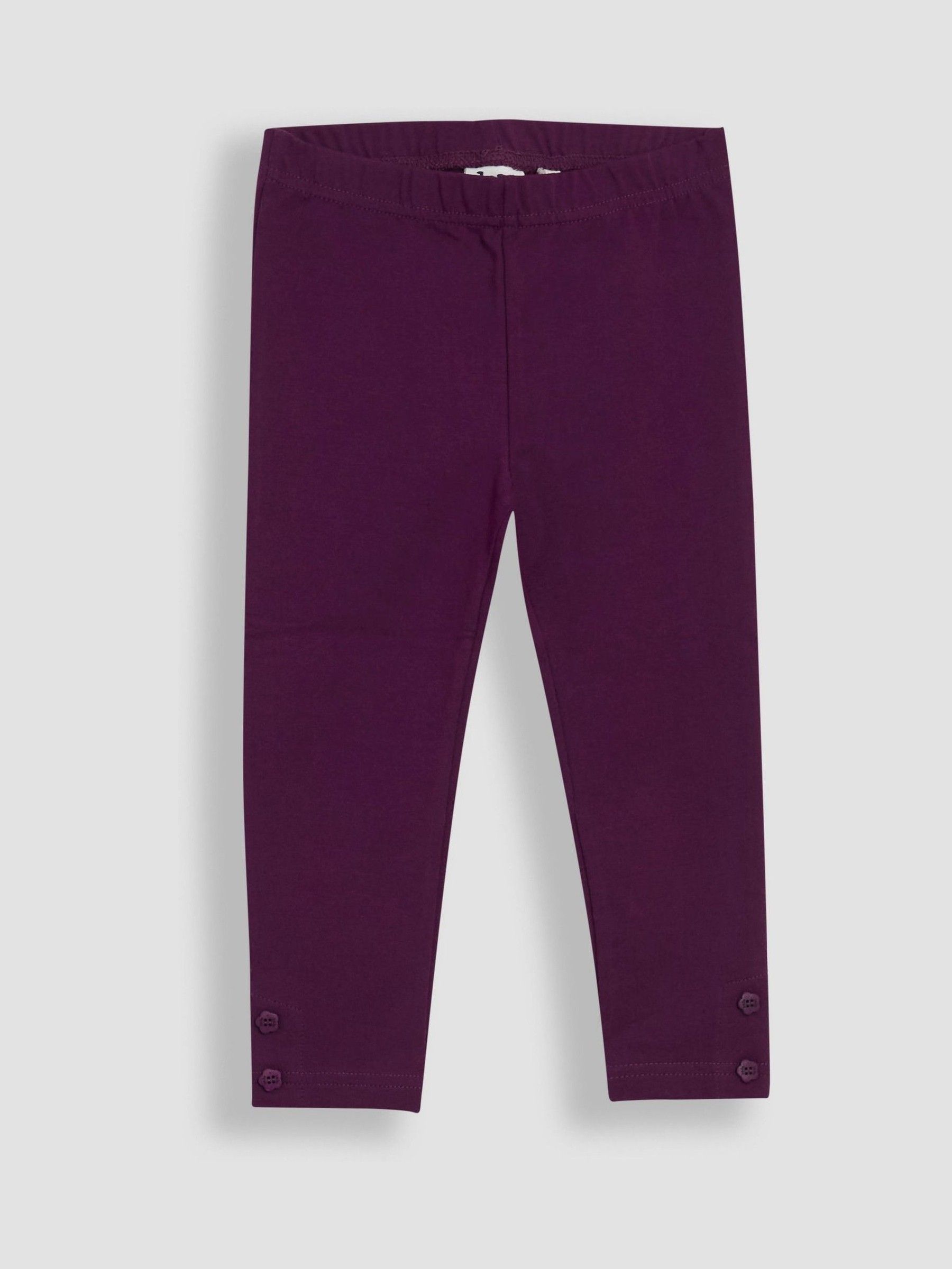 Purple Dark 2-Pack Ditsy Floral Leggings - Image 4 of 5