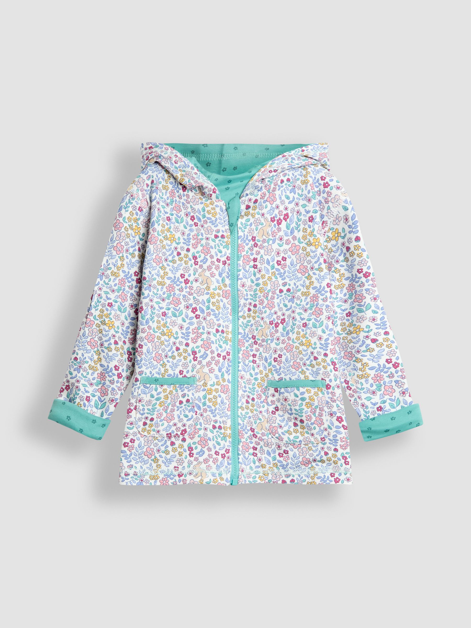 Blue Appliqué Reversible Hoodie - Image 4 of 8