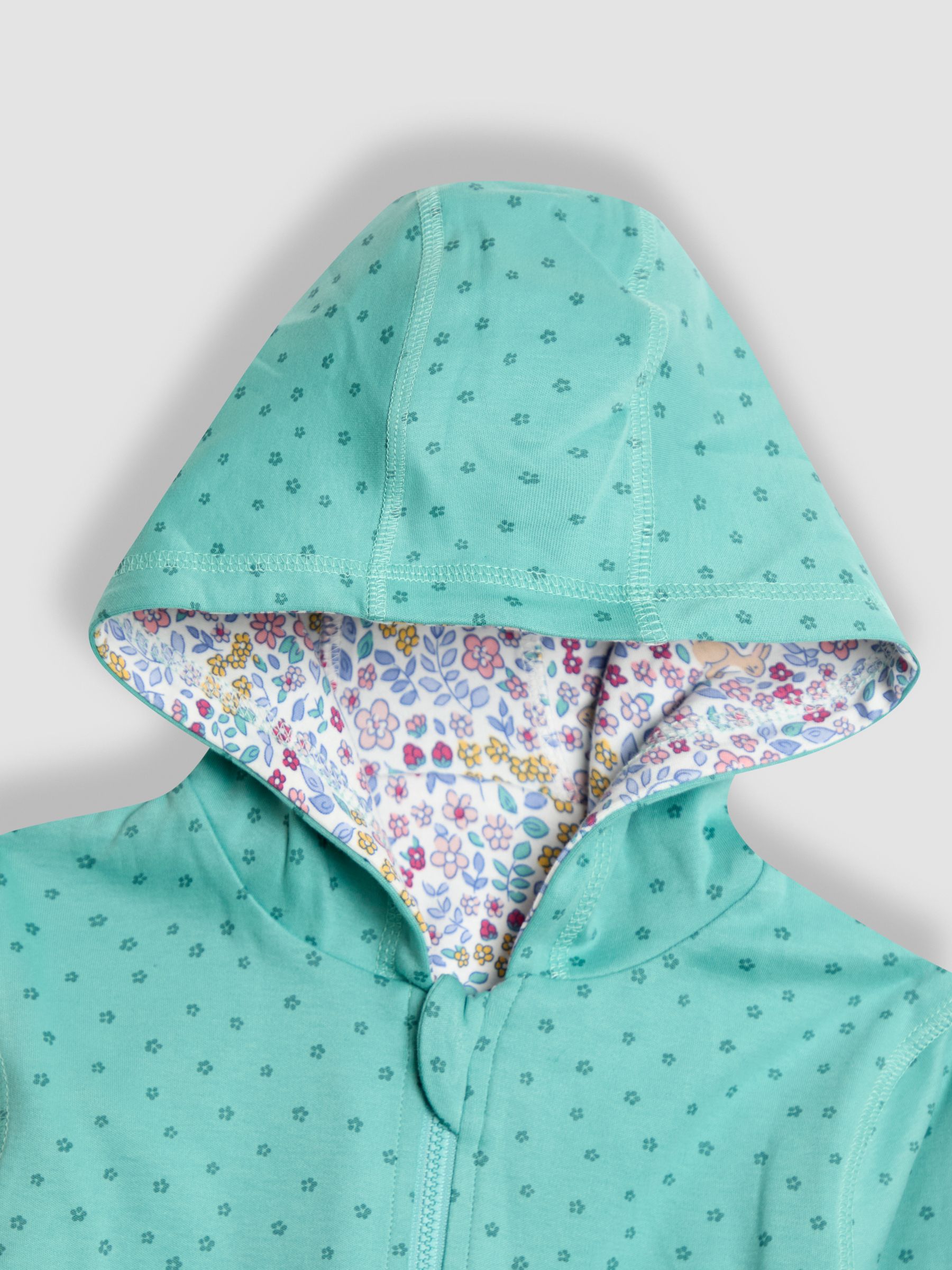 Blue Appliqué Reversible Hoodie - Image 6 of 8
