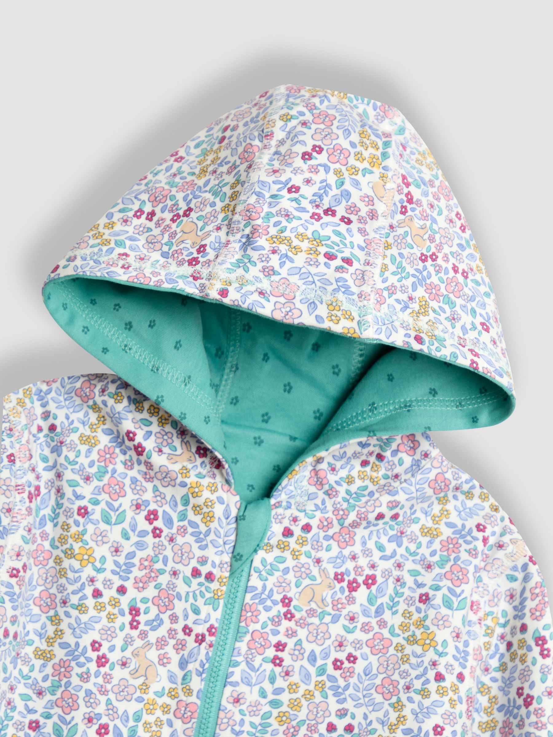 Blue Appliqué Reversible Hoodie - Image 7 of 8