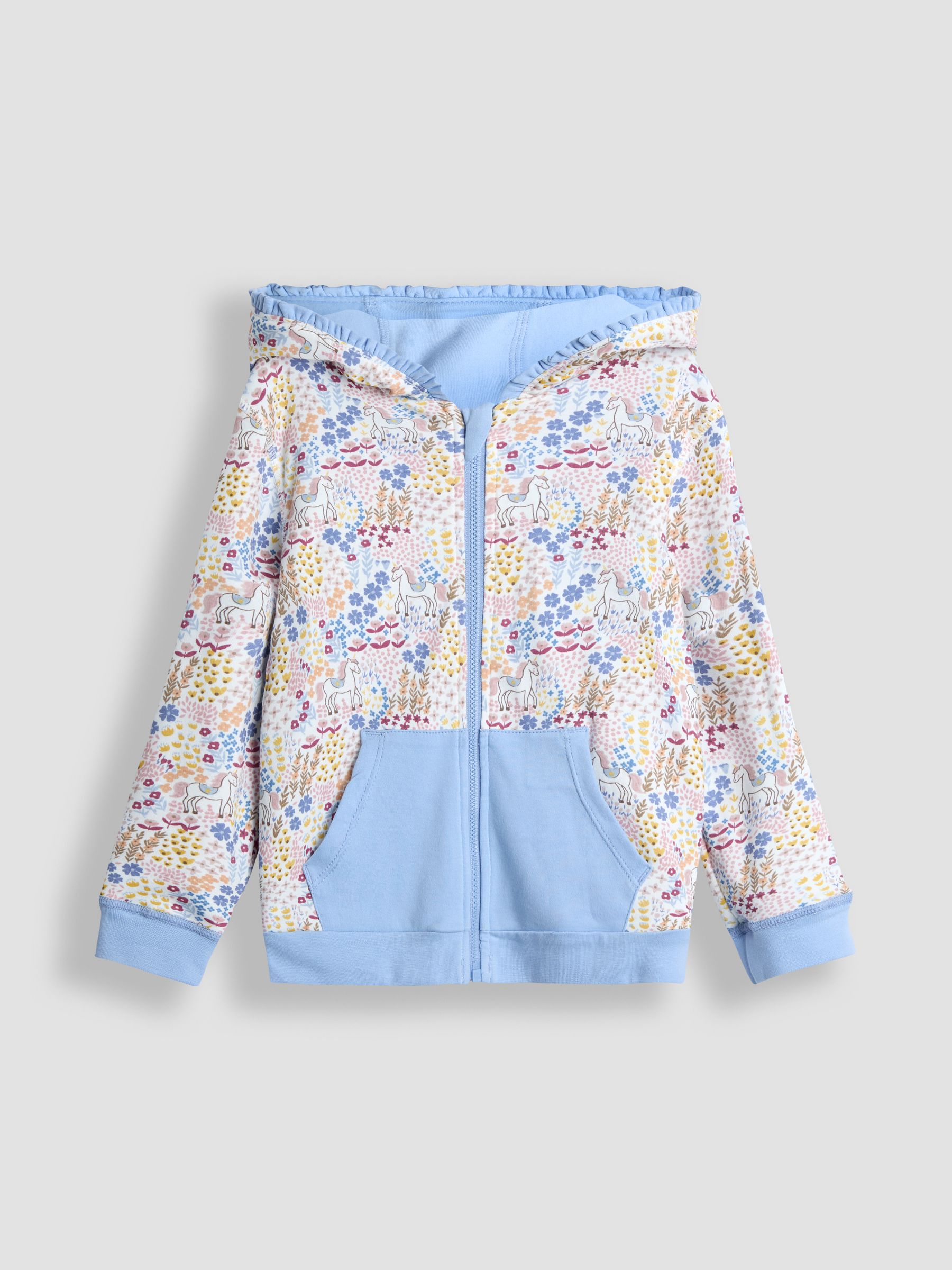 Blue Light Appliqué Reversible Hoodie - Image 4 of 9