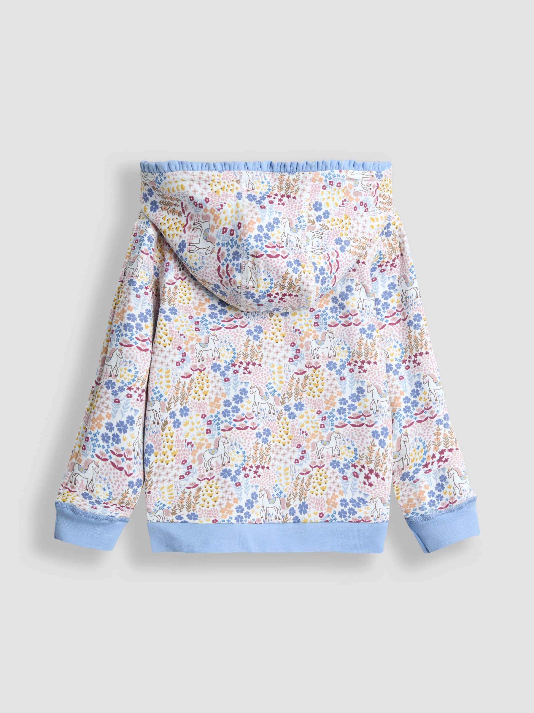 Blue Light Appliqué Reversible Hoodie - Image 5 of 9