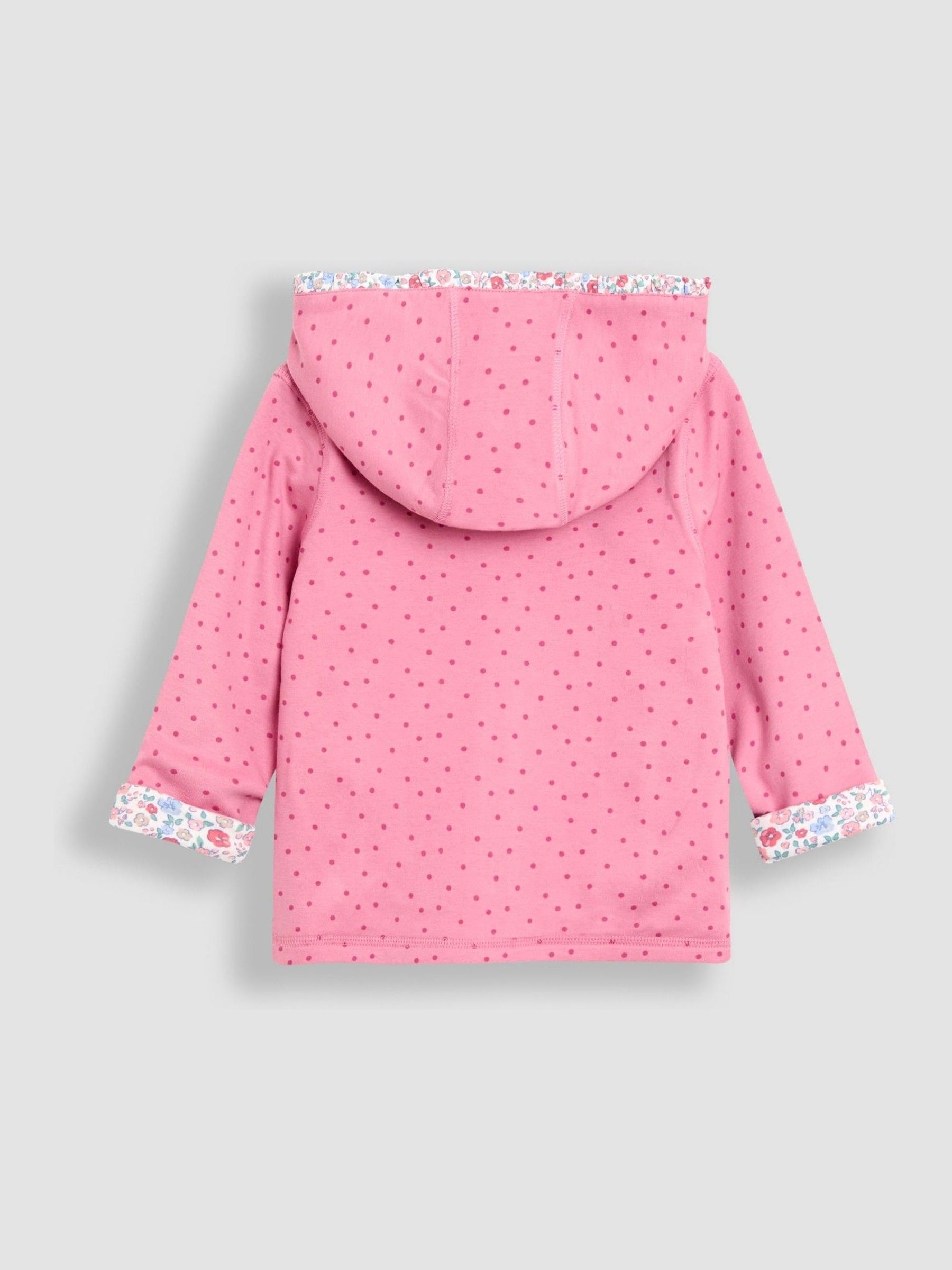Pink Appliqué Reversible Hoodie - Image 3 of 7