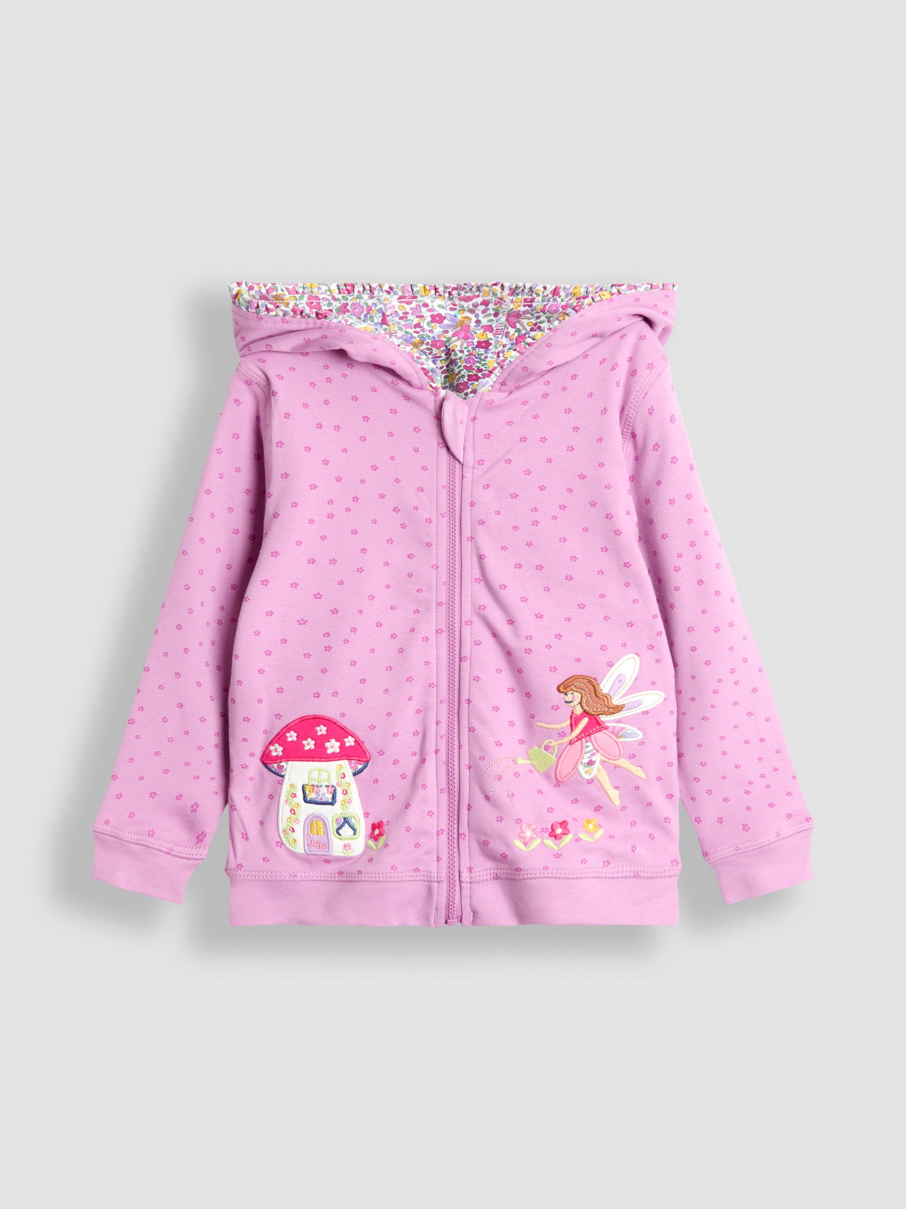 Purple Appliqué Reversible Hoodie - Image 2 of 9