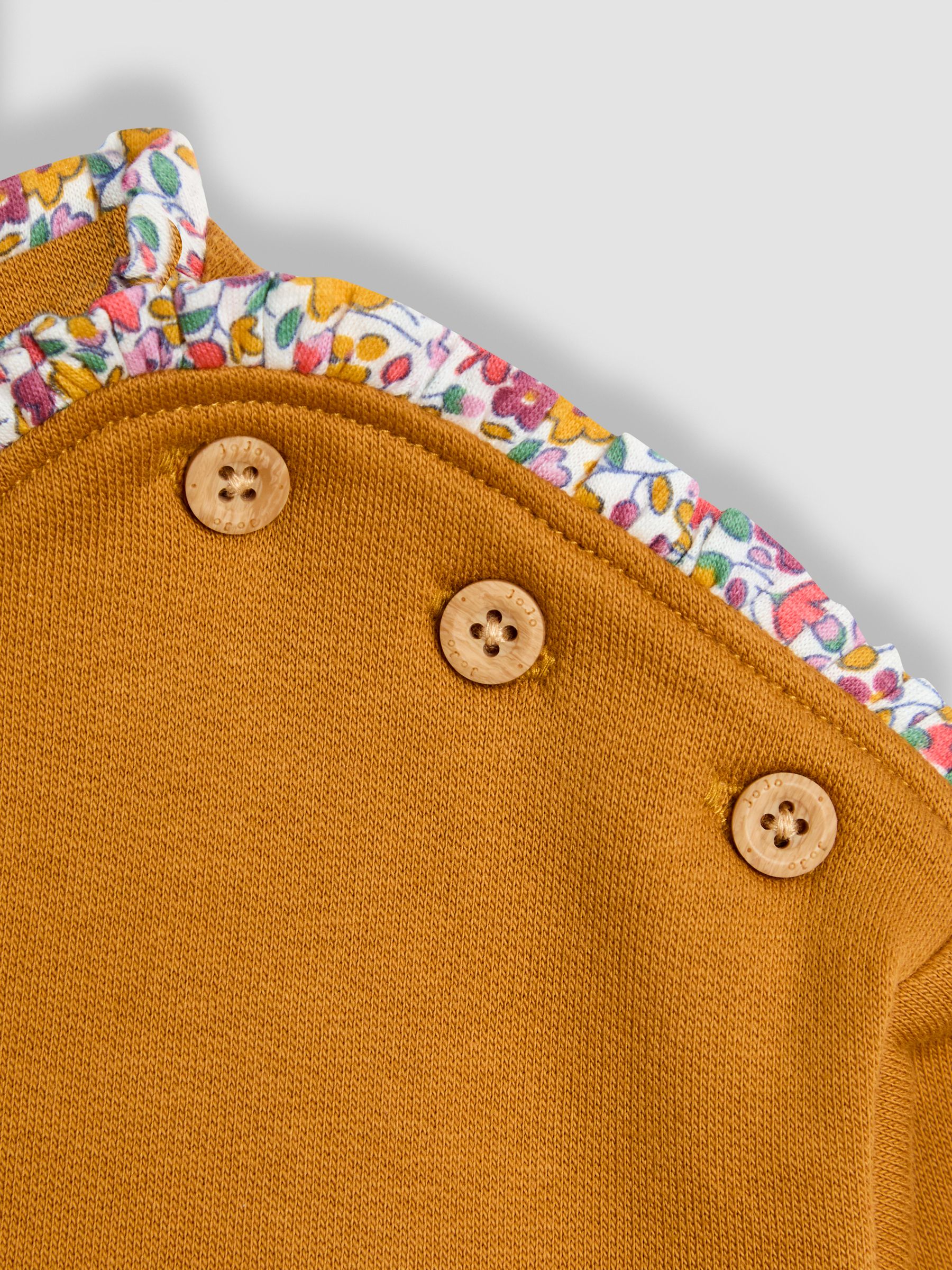 Yellow Woodland Friends Applique Sweatshirt With Frill - Image 4 of 5
