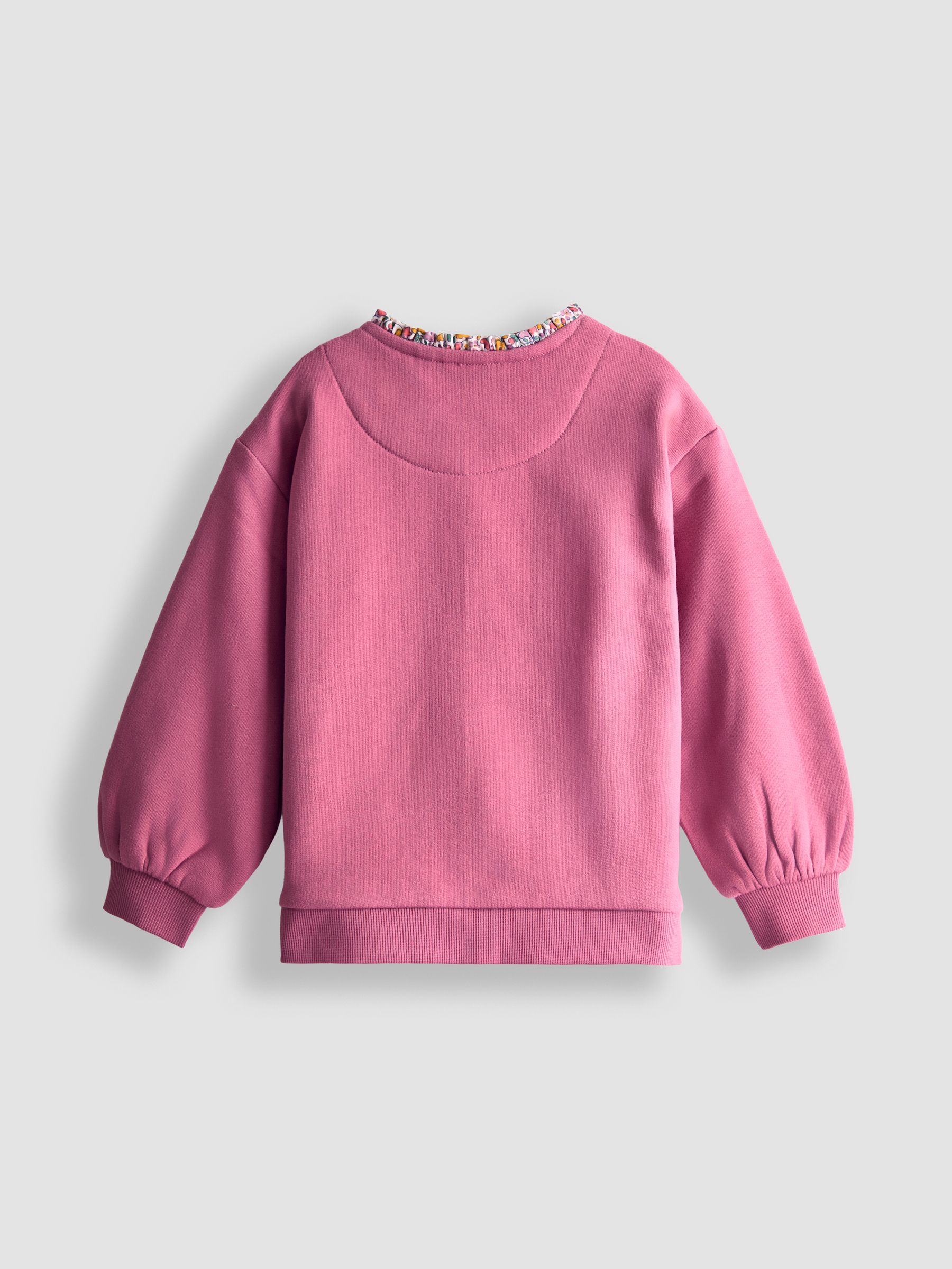 Purple Woodland Friends Applique Sweatshirt With Frill - Image 2 of 3