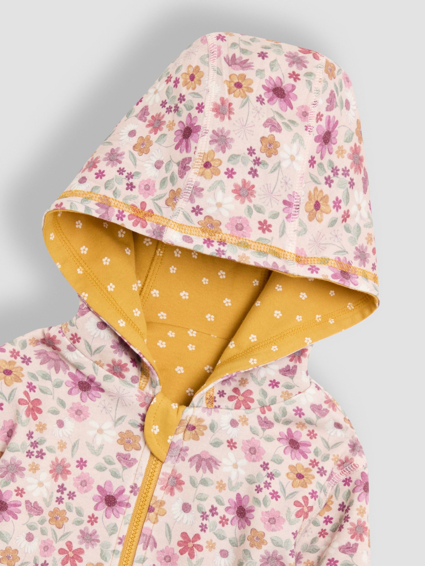 Yellow Appliqué Reversible Hoodie - Image 6 of 7