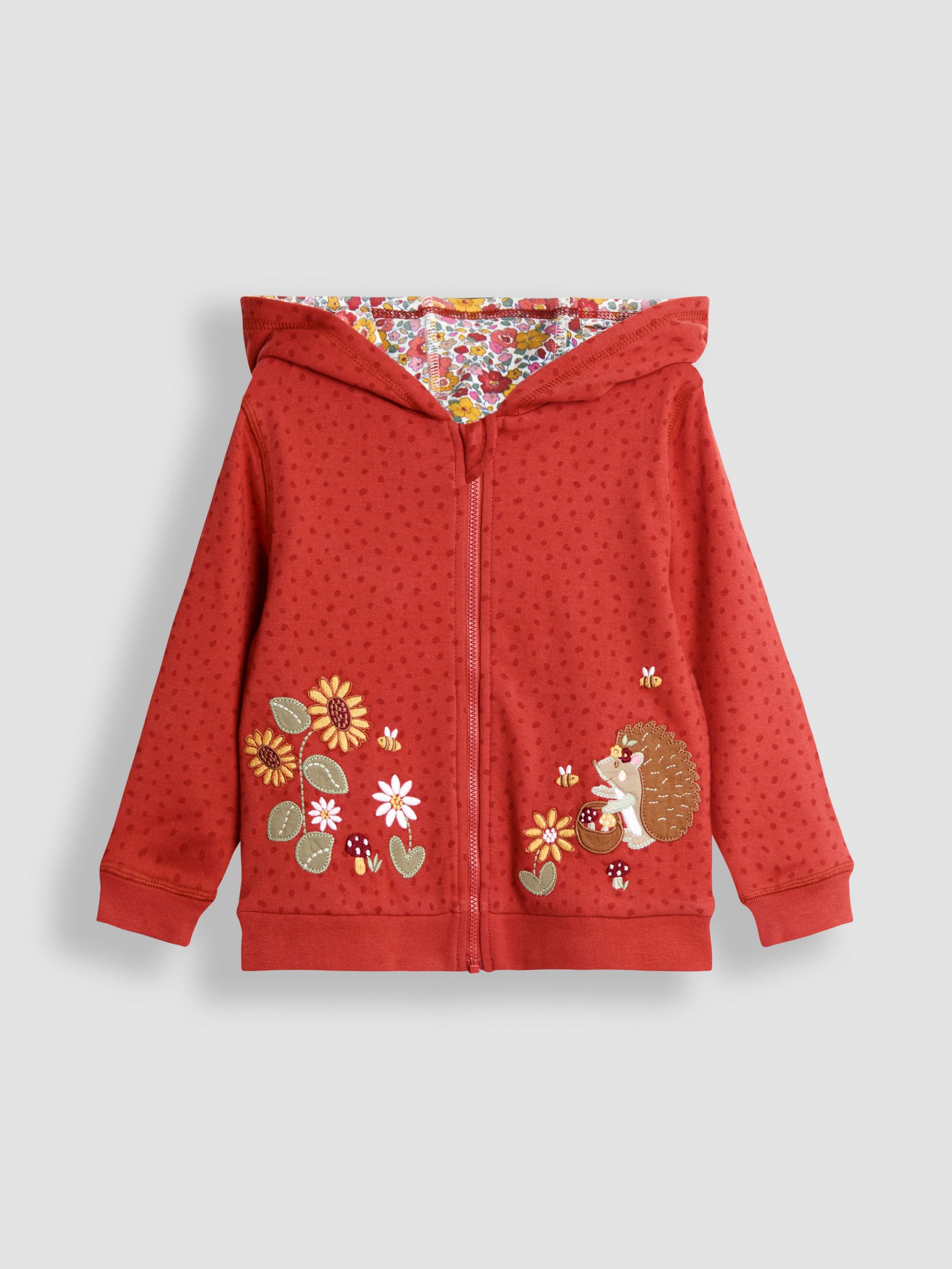 Orange Appliqué Reversible Hoodie - Image 2 of 9