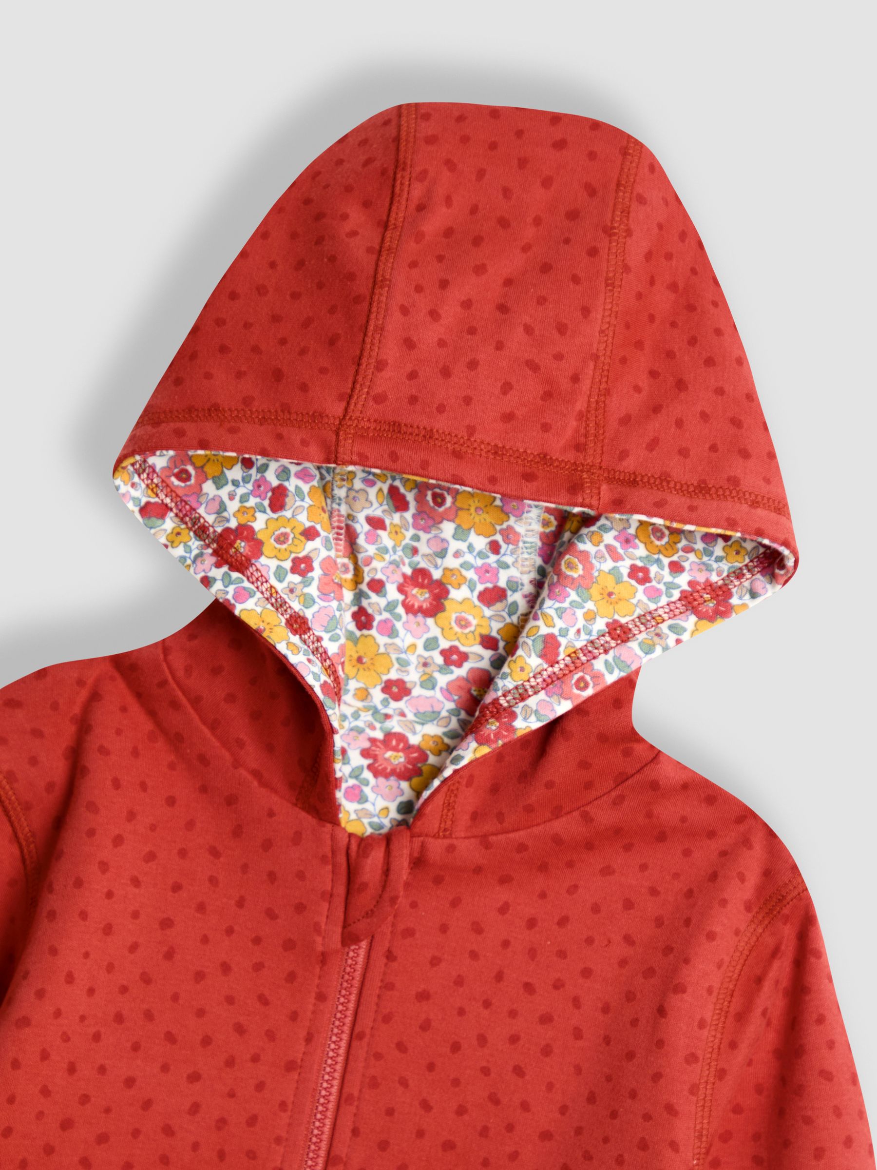 Orange Appliqué Reversible Hoodie - Image 6 of 9