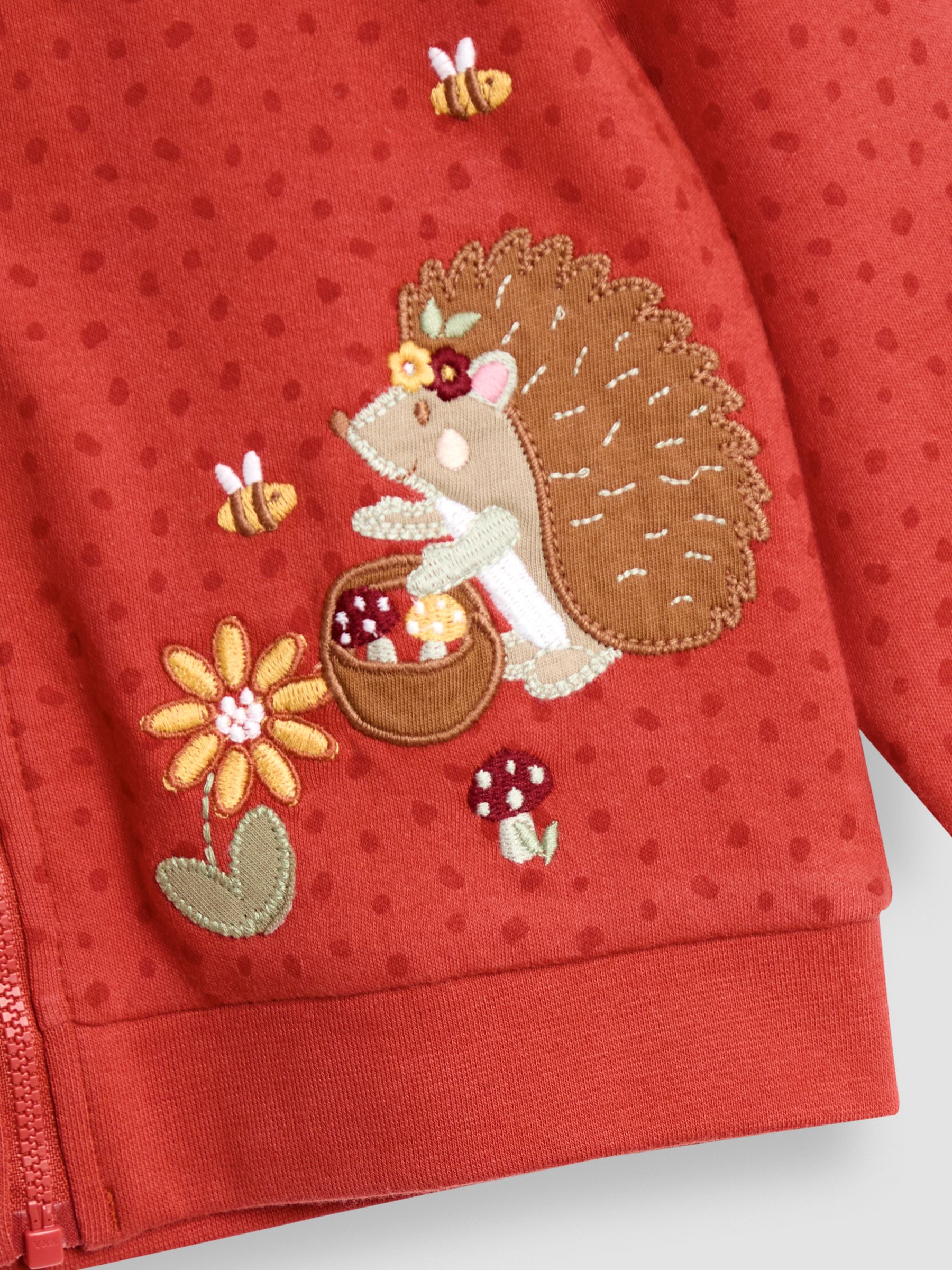 Orange Appliqué Reversible Hoodie - Image 8 of 9