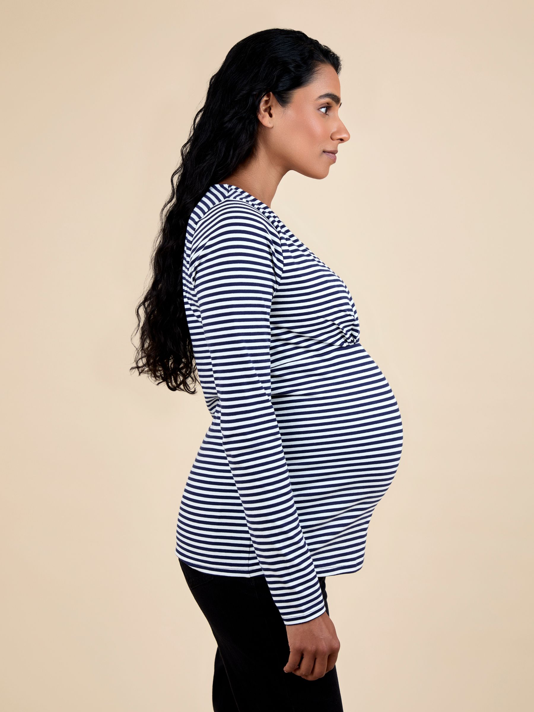 Blue 2-Pack Maternity & Nursing Top - Image 2 of 5