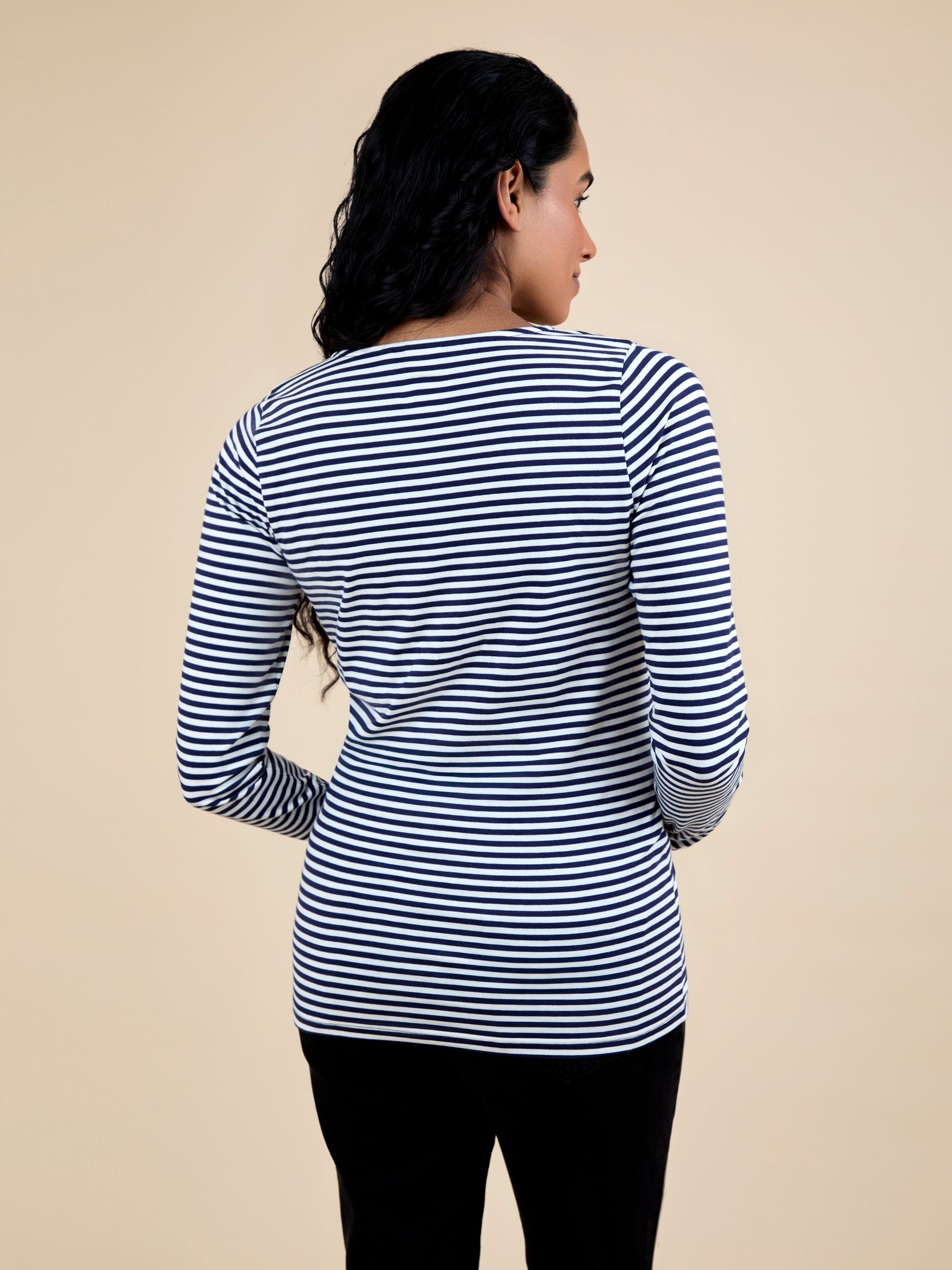 Blue 2-Pack Maternity & Nursing Top - Image 3 of 5
