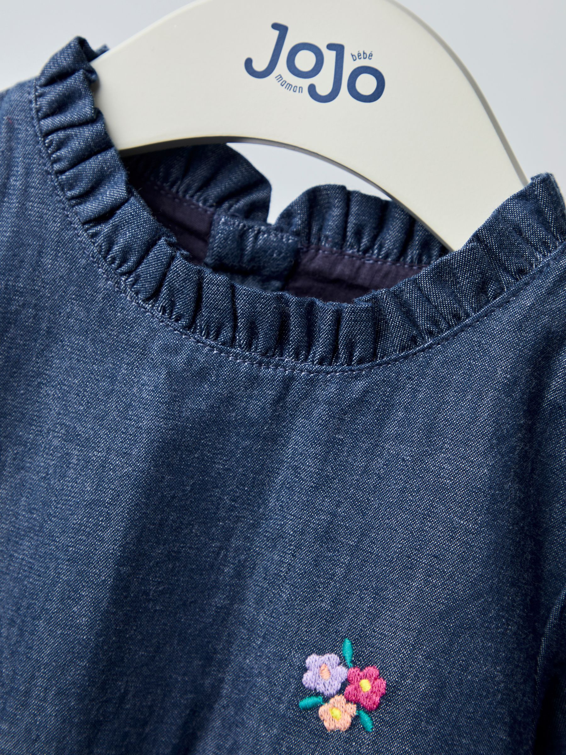 Blue Woven Dress - Image 3 of 4