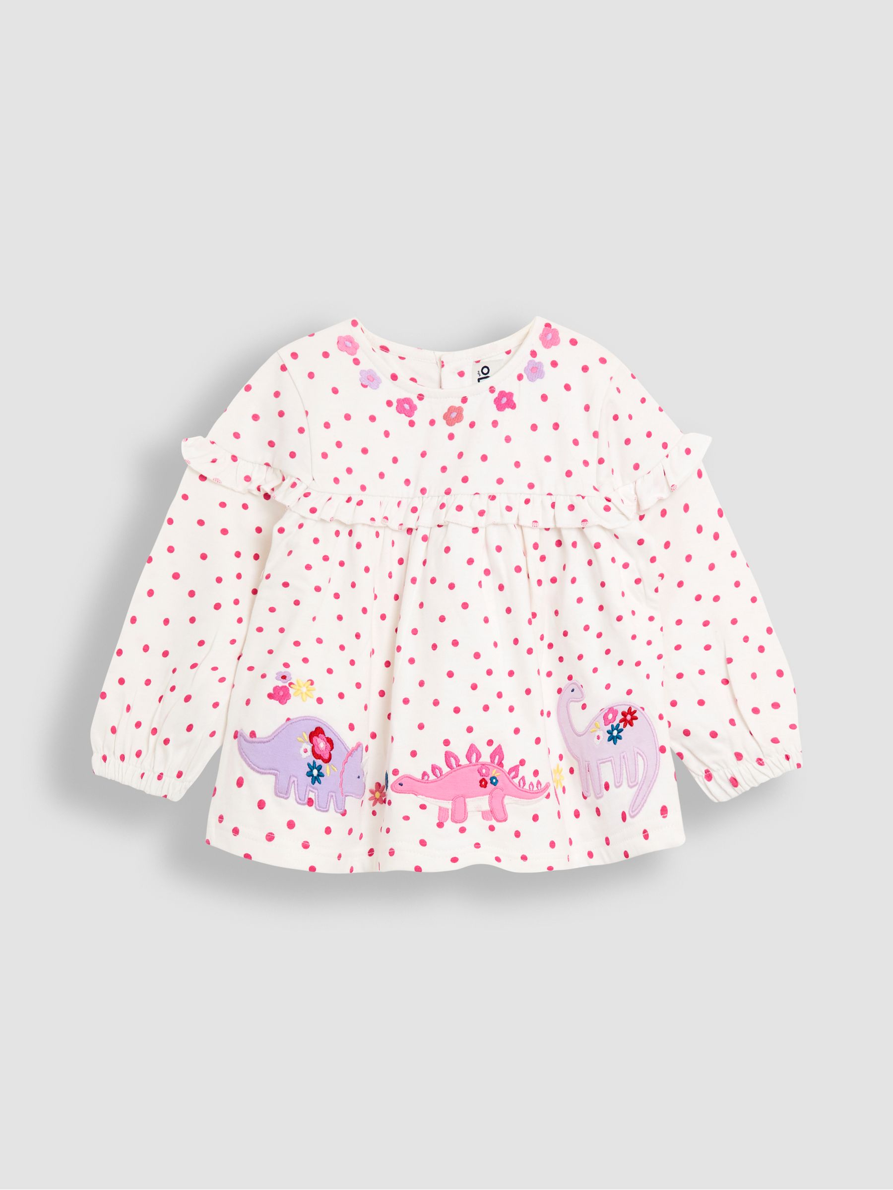 Cream Appliqué Tunic Top - Image 1 of 3