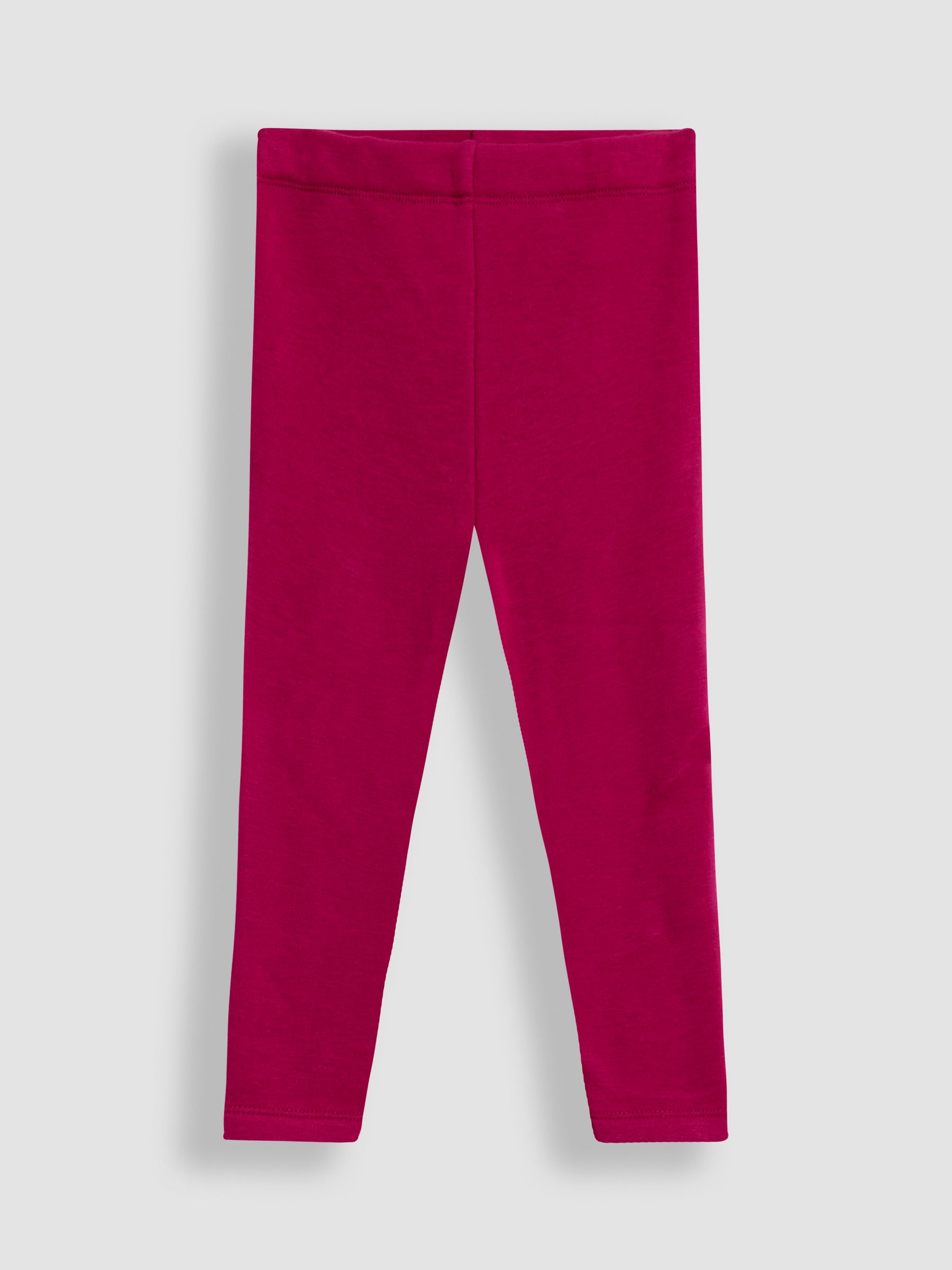 Berry Pink Floral Fleece-Lined Printed Leggings 2 Pack - Image 2 of 7