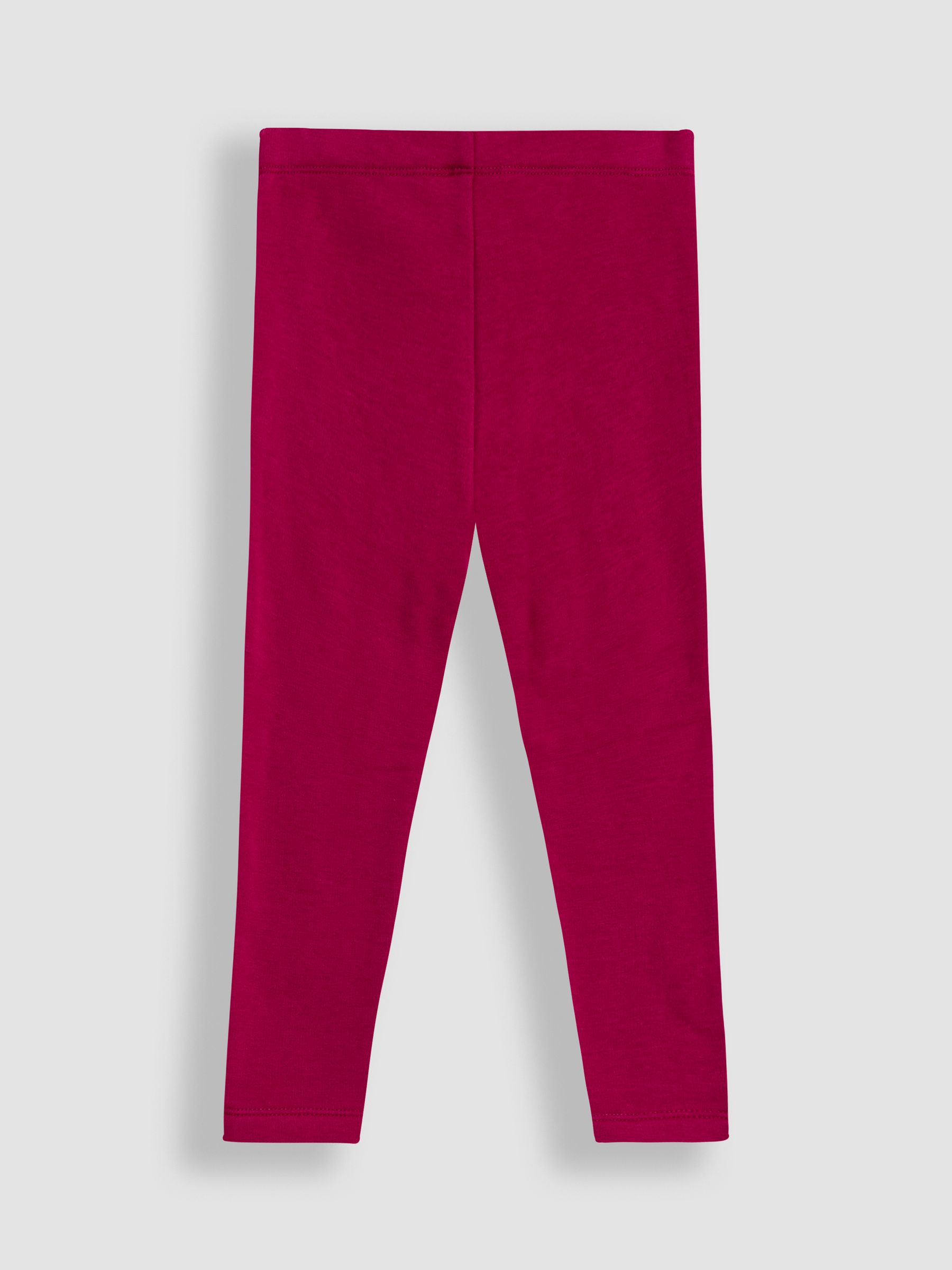 Berry Pink Floral Fleece-Lined Printed Leggings 2 Pack - Image 3 of 7