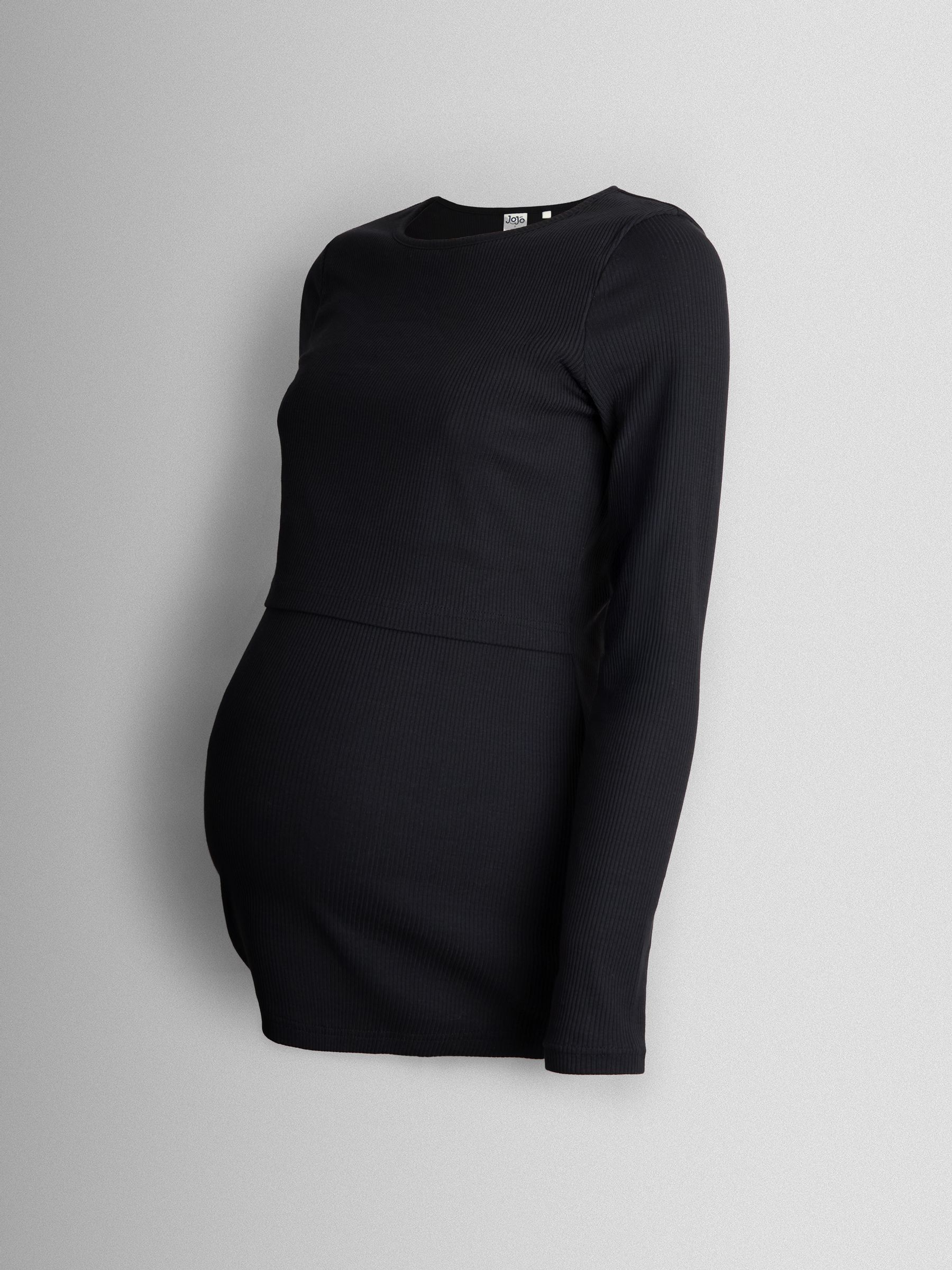 Oatmeal 2-Pack Ribbed Maternity & Nursing Top - Image 13 of 15