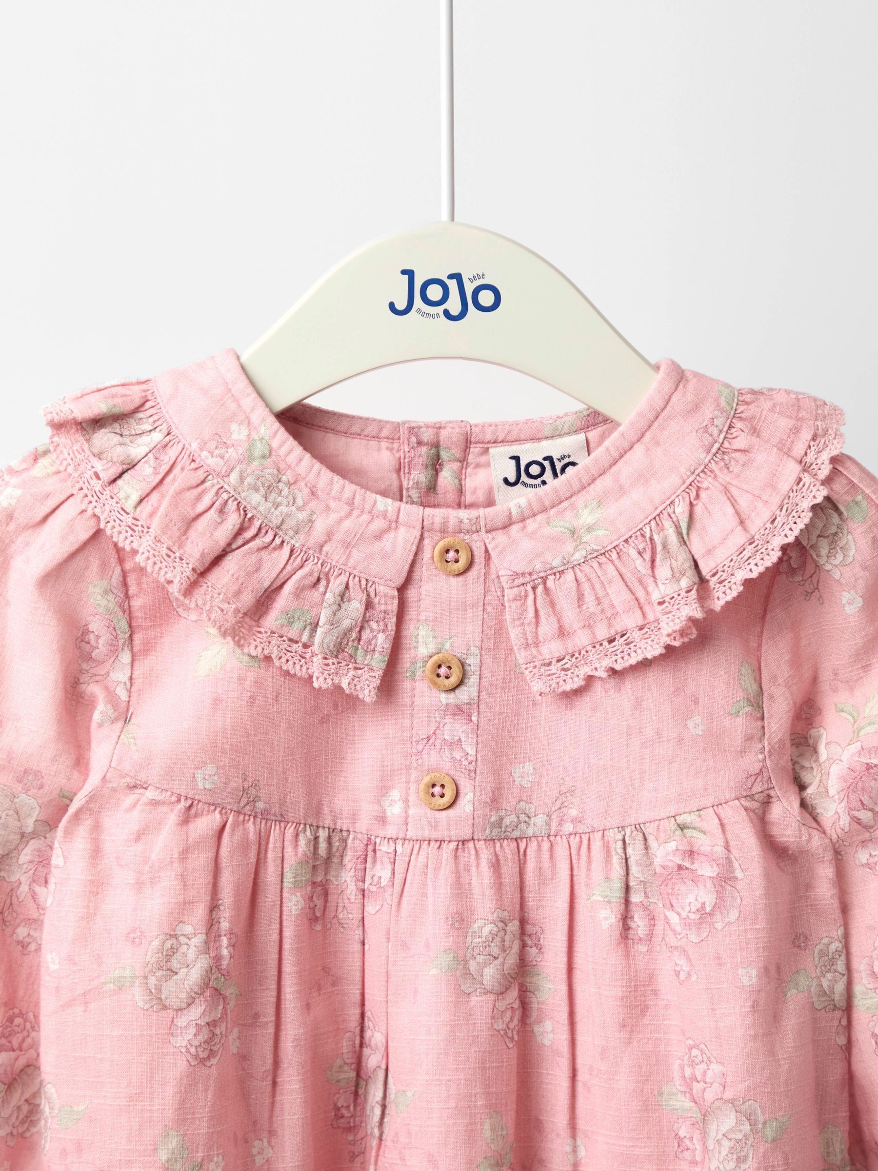Rose Pink Pretty Frill Collar Dress - Image 2 of 4