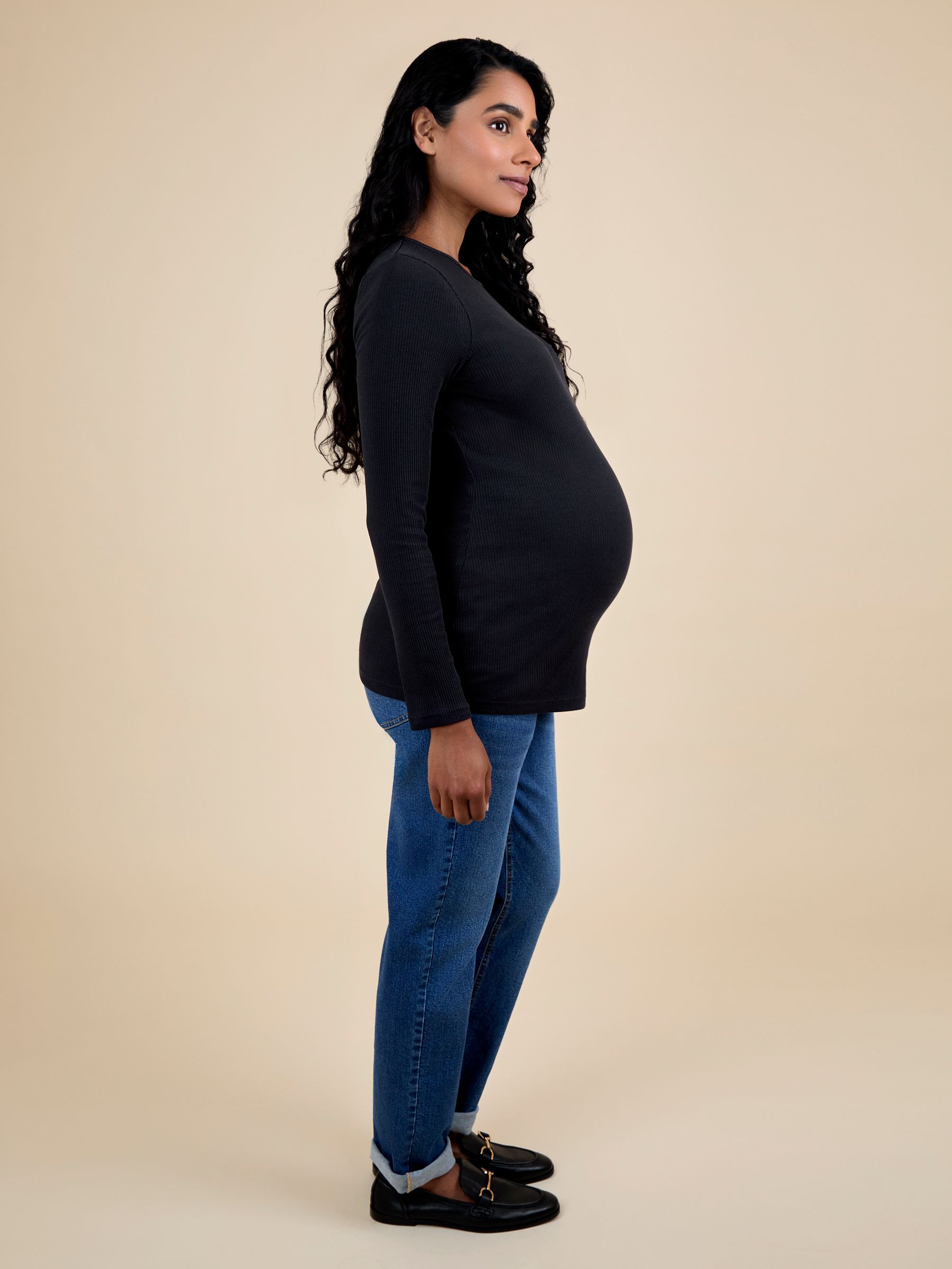 Black Ribbed Tops 2 Pack - Image 4 of 4