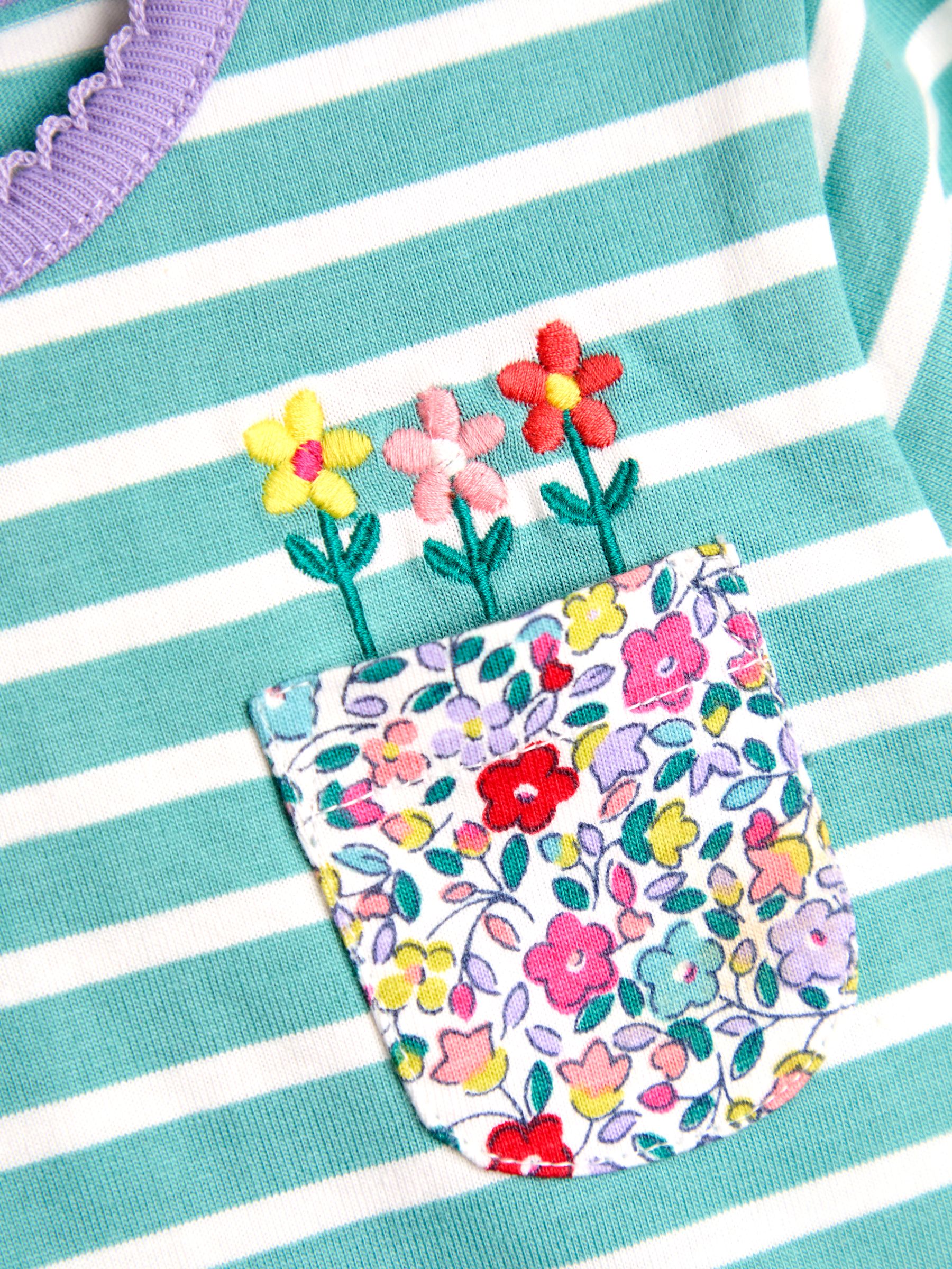 Blue Appliqué Stripe Top - Image 4 of 4