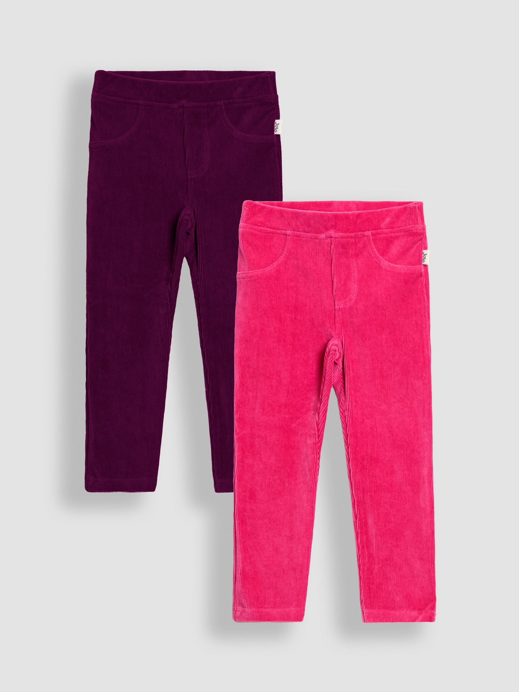 Pink Dark 2-Pack Jersey Cord Jeggings - Image 1 of 5