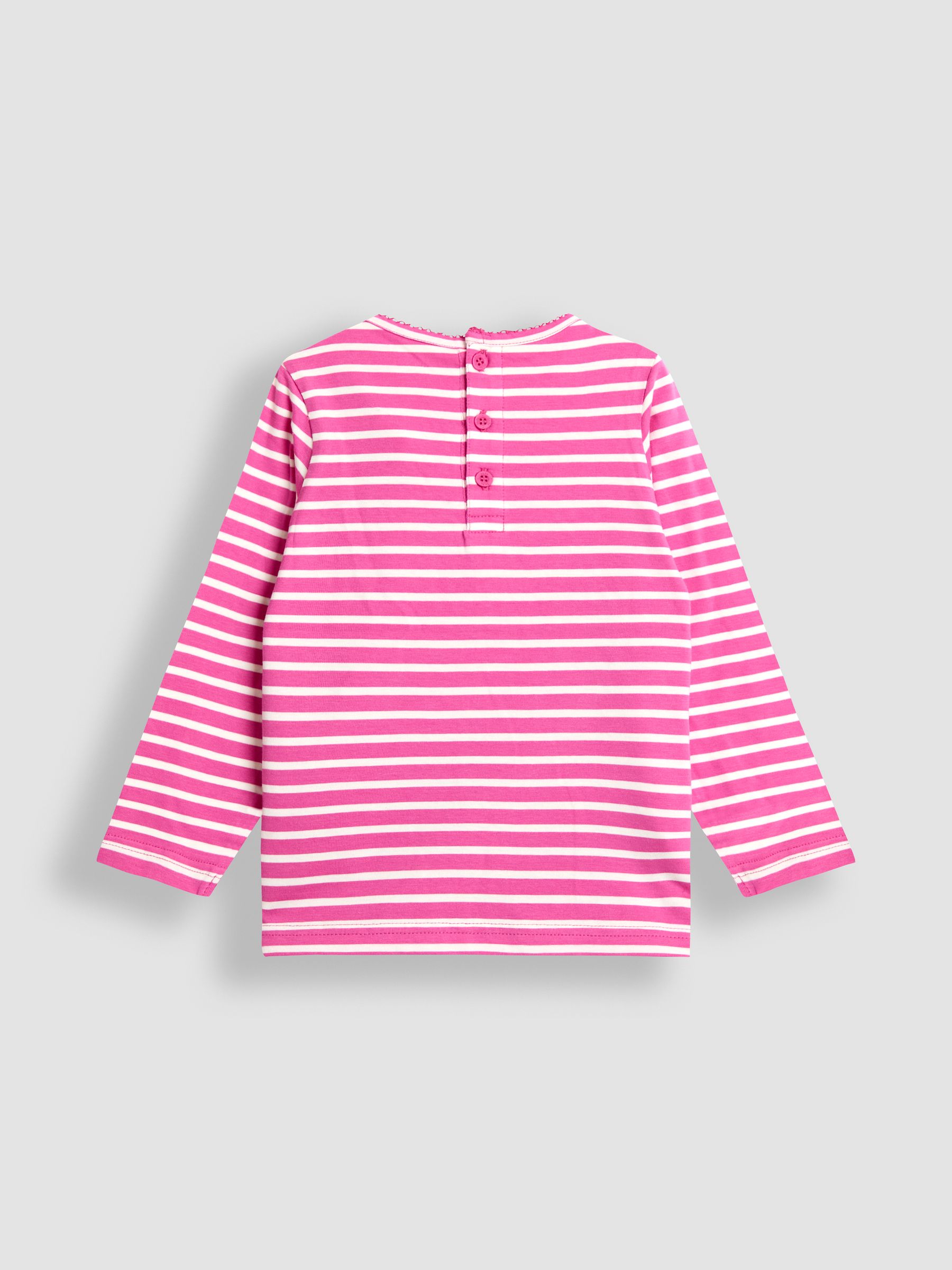 Pink Appliqué Stripe Top - Image 2 of 3