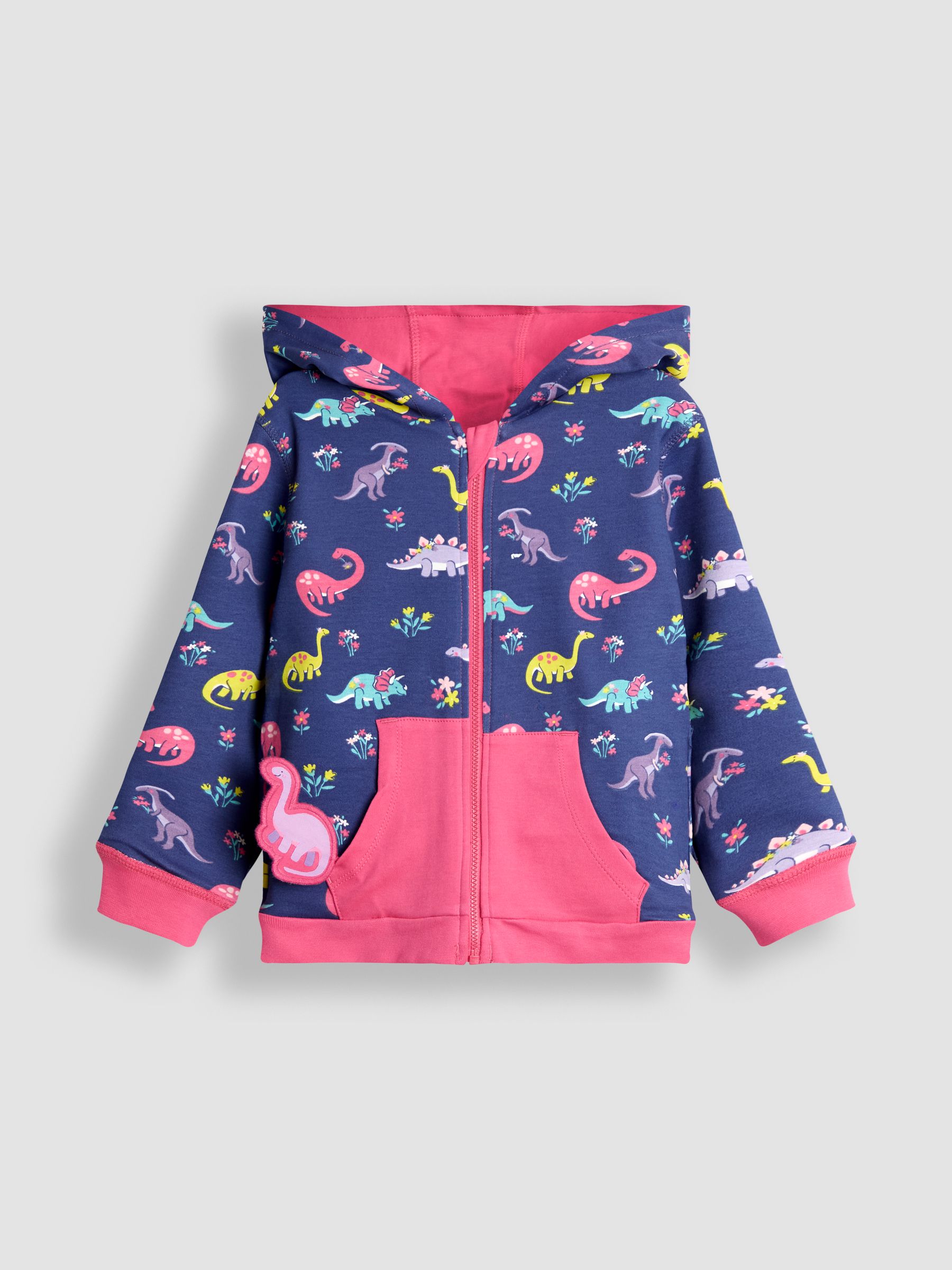 Pink Light Appliqué Reversible Hoodie - Image 4 of 9