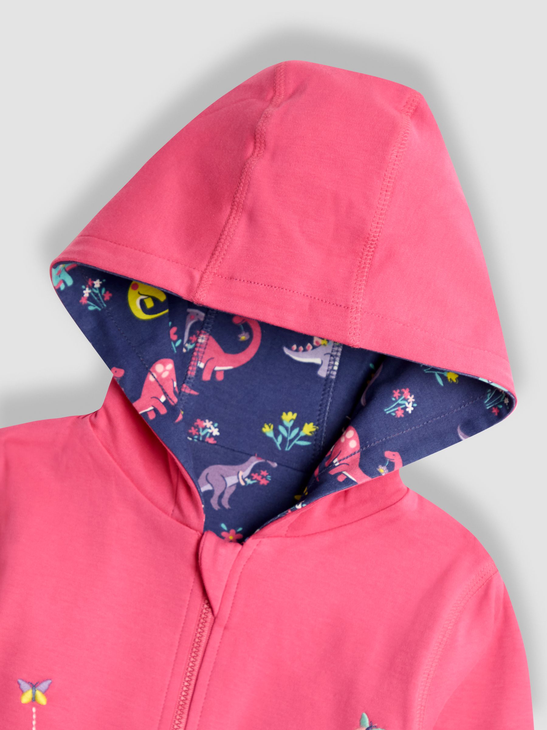 Pink Light Appliqué Reversible Hoodie - Image 6 of 9