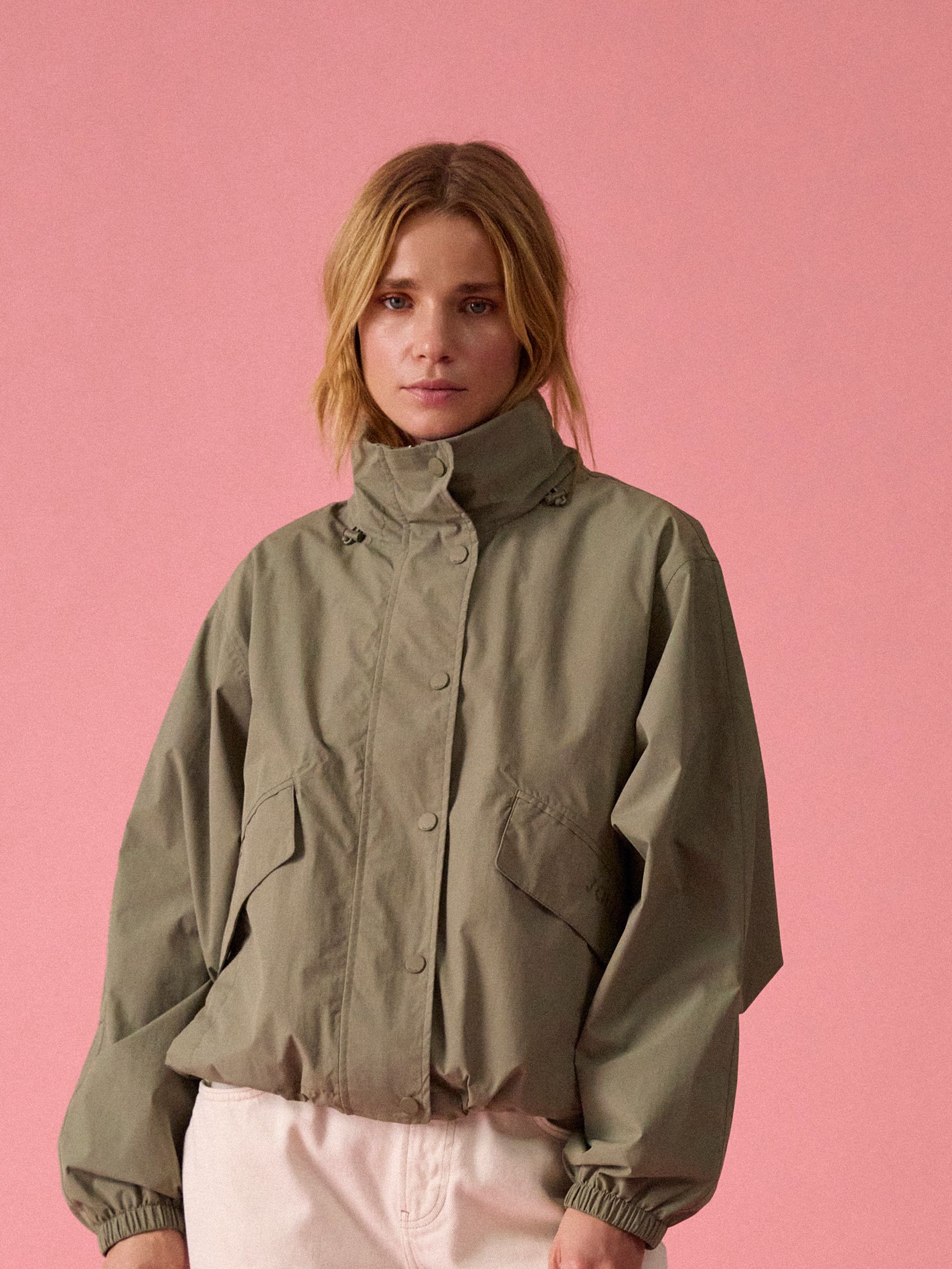 Hove Khaki Green Waterproof Windbreaker Jacket - Image 1 of 16