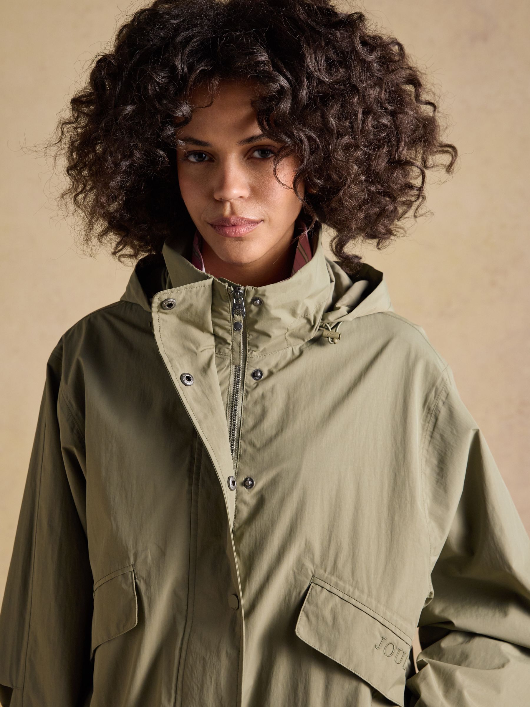 Hove Khaki Green Waterproof Windbreaker Jacket - Image 14 of 16