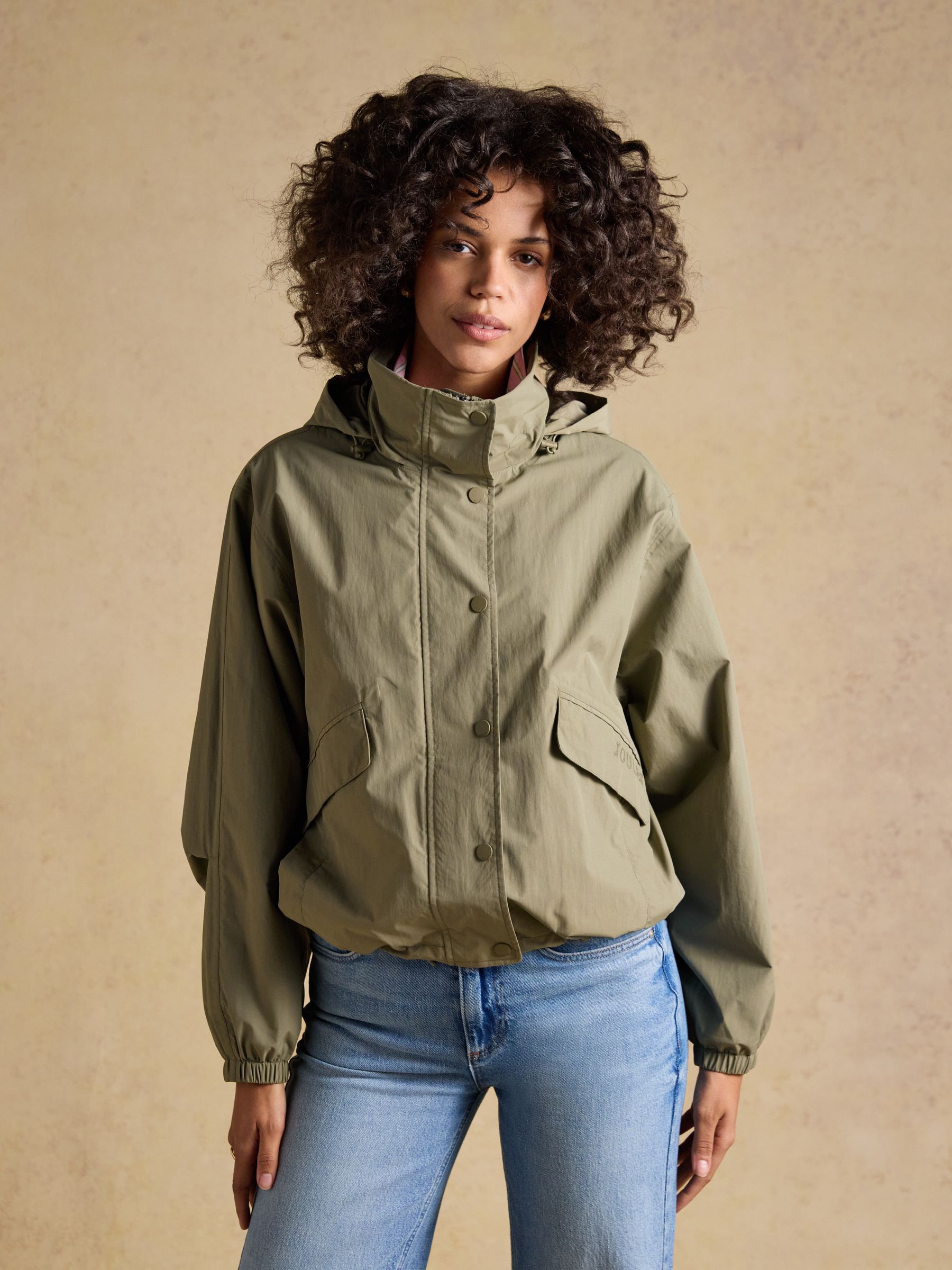 Hove Khaki Green Waterproof Windbreaker Jacket - Image 6 of 16