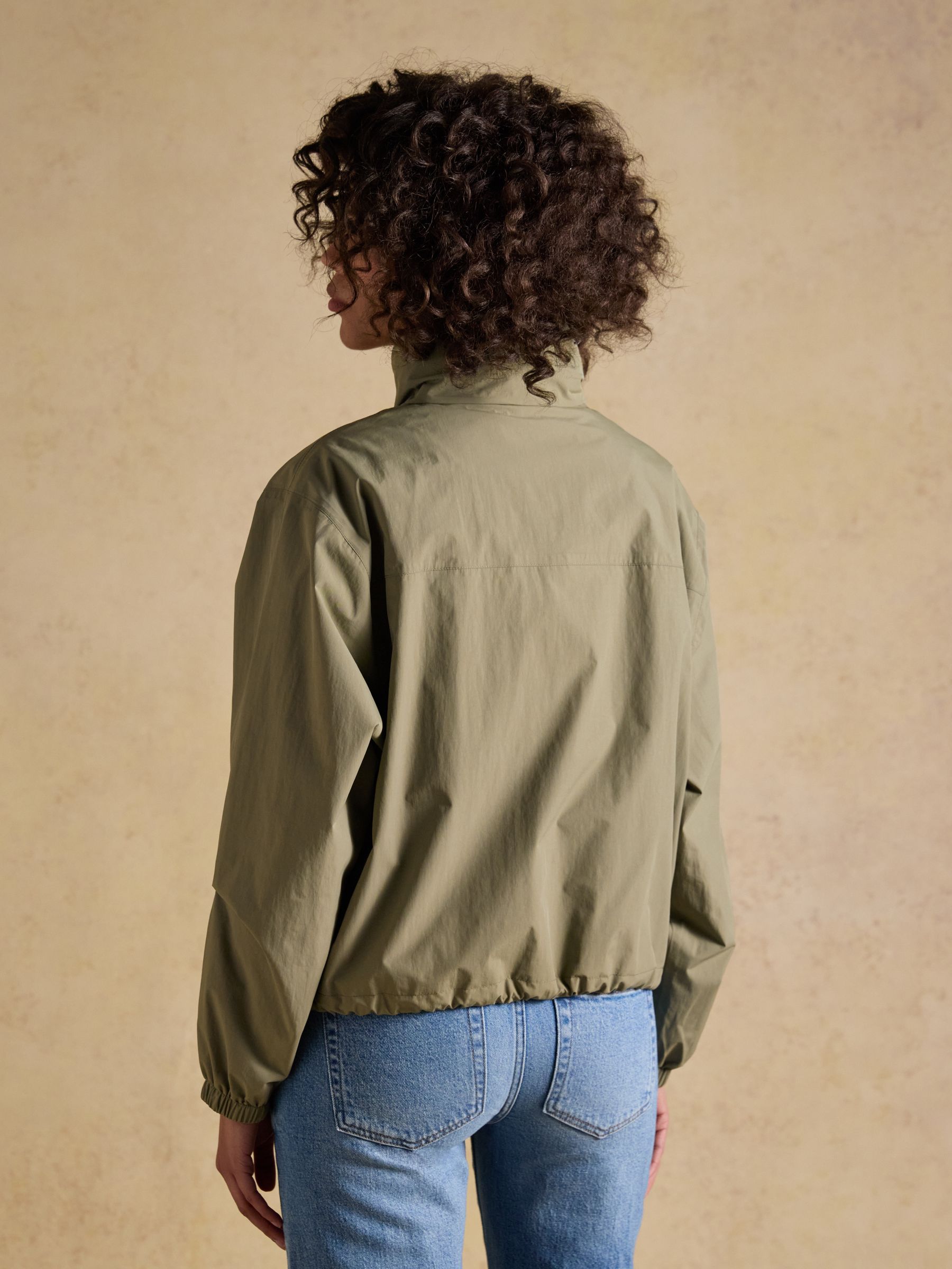 Hove Khaki Green Waterproof Windbreaker Jacket - Image 7 of 16