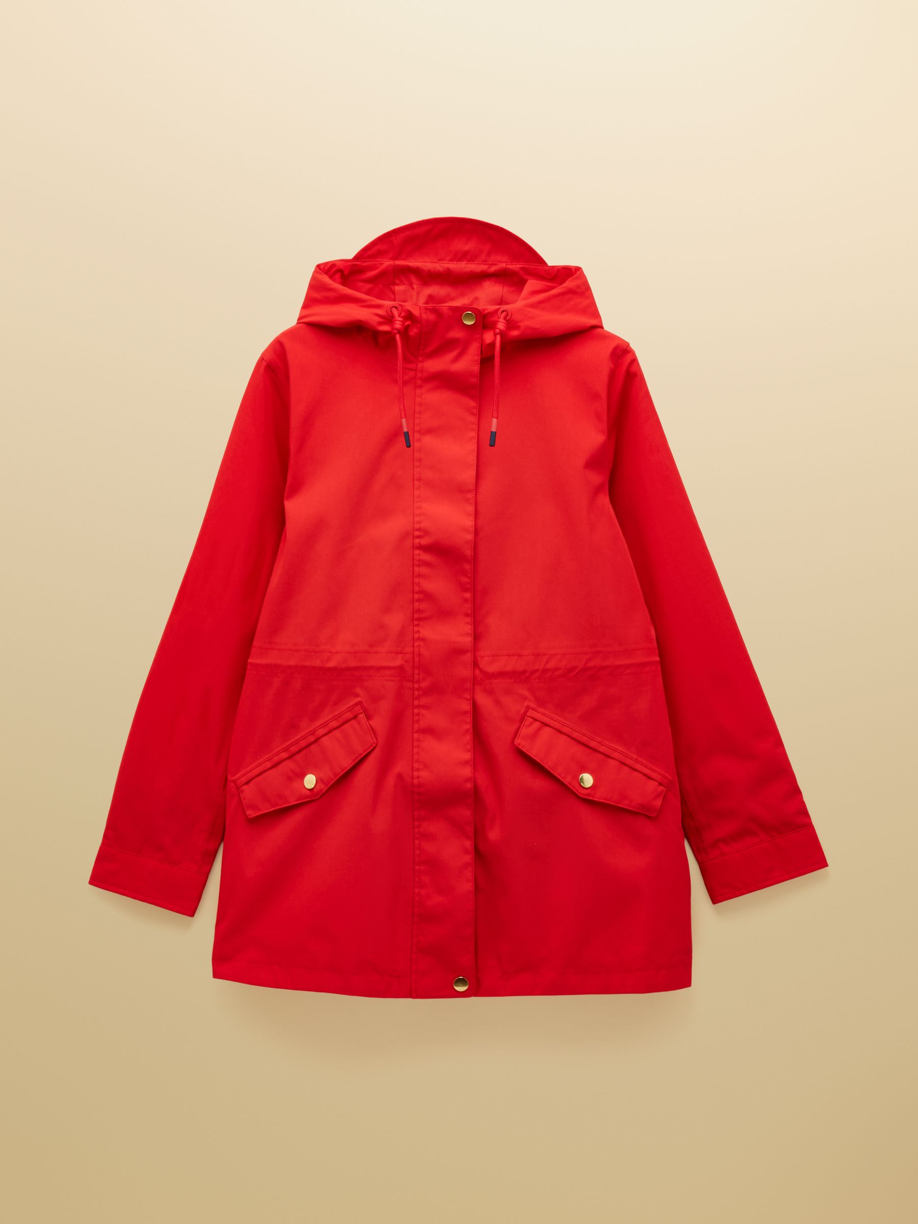 Portwell Red Waterproof Raincoat With Hood and Adjustable Waist - Image 11 of 11