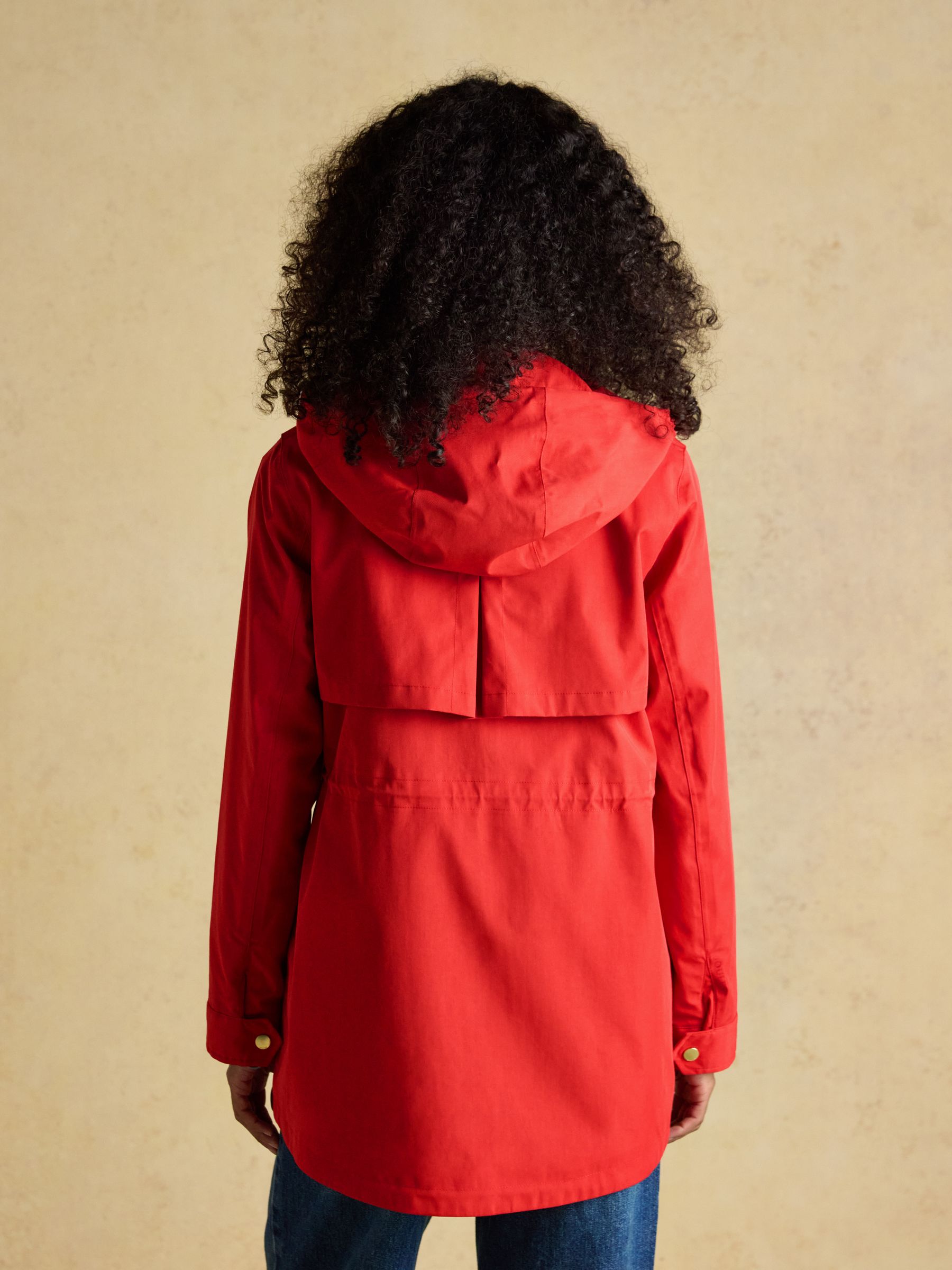 Portwell Red Waterproof Raincoat With Hood and Adjustable Waist - Image 2 of 11