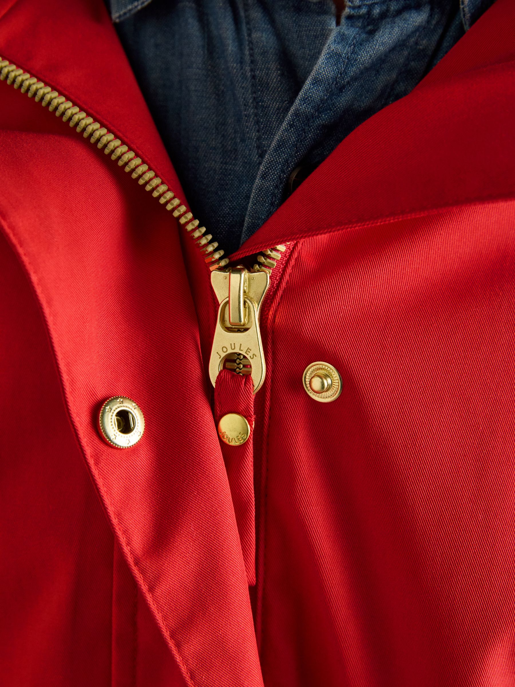 Portwell Red Waterproof Raincoat With Hood and Adjustable Waist - Image 4 of 11