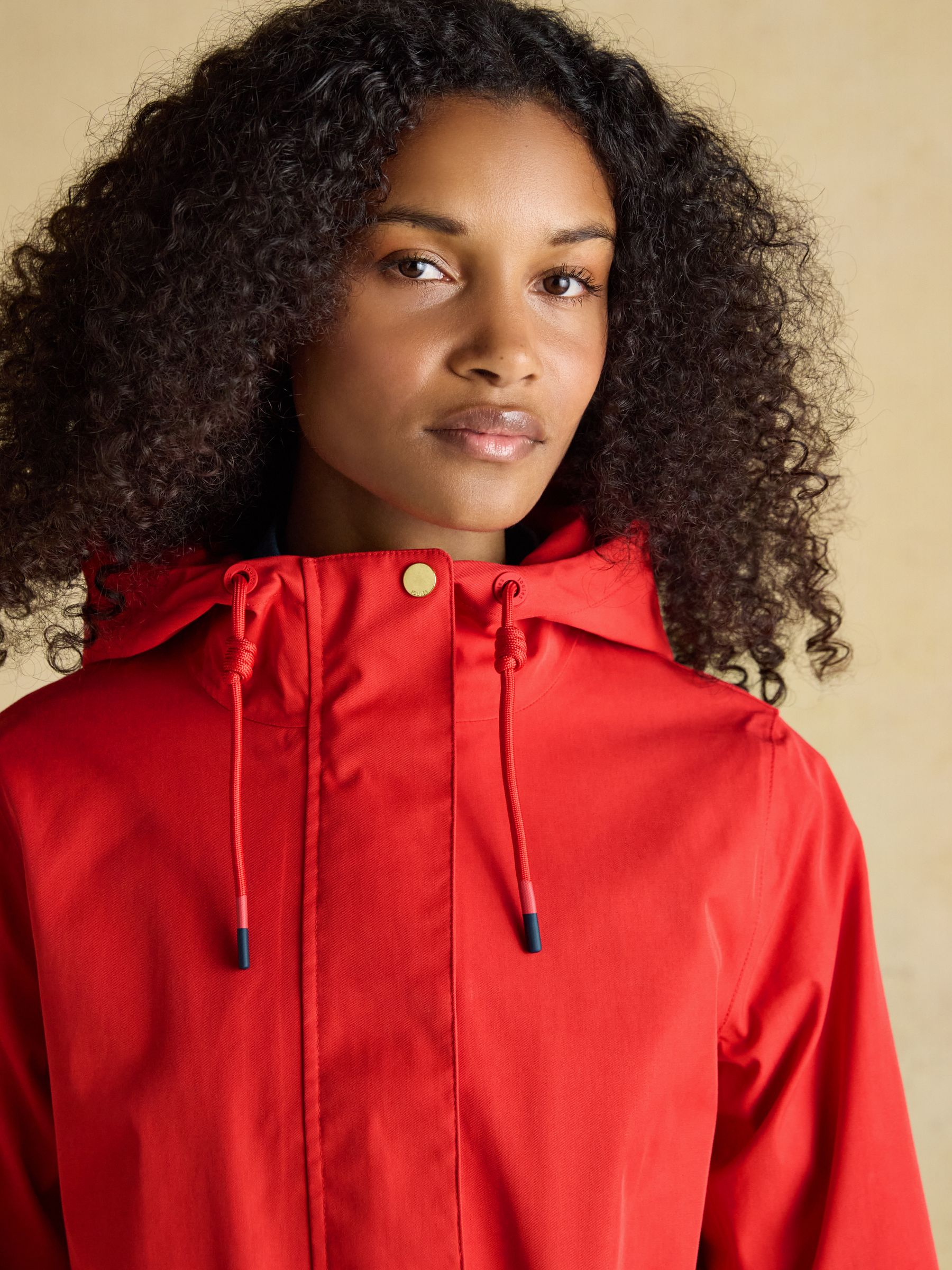 Portwell Red Waterproof Raincoat With Hood and Adjustable Waist - Image 7 of 11