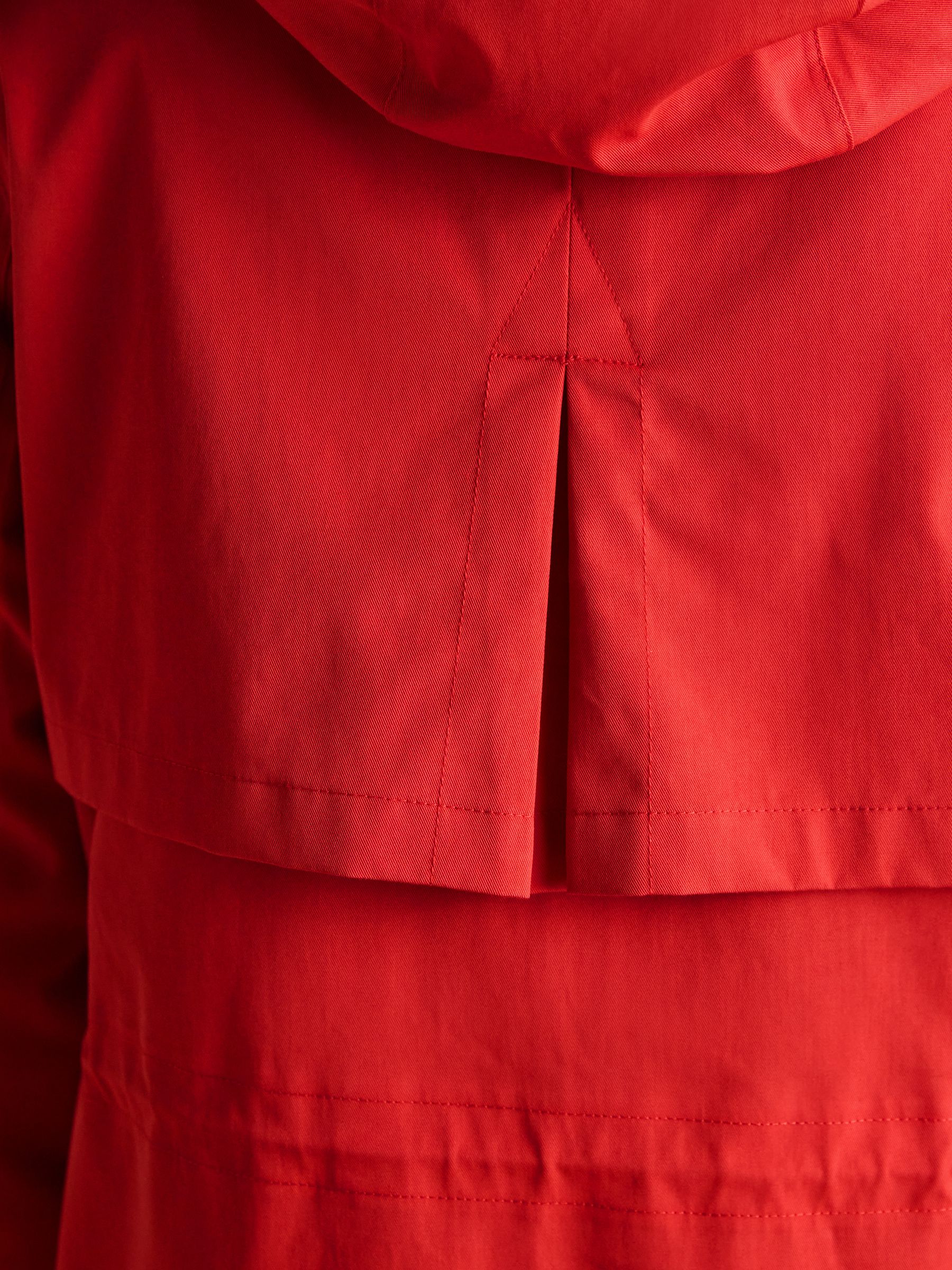 Portwell Red Waterproof Raincoat With Hood and Adjustable Waist - Image 9 of 11