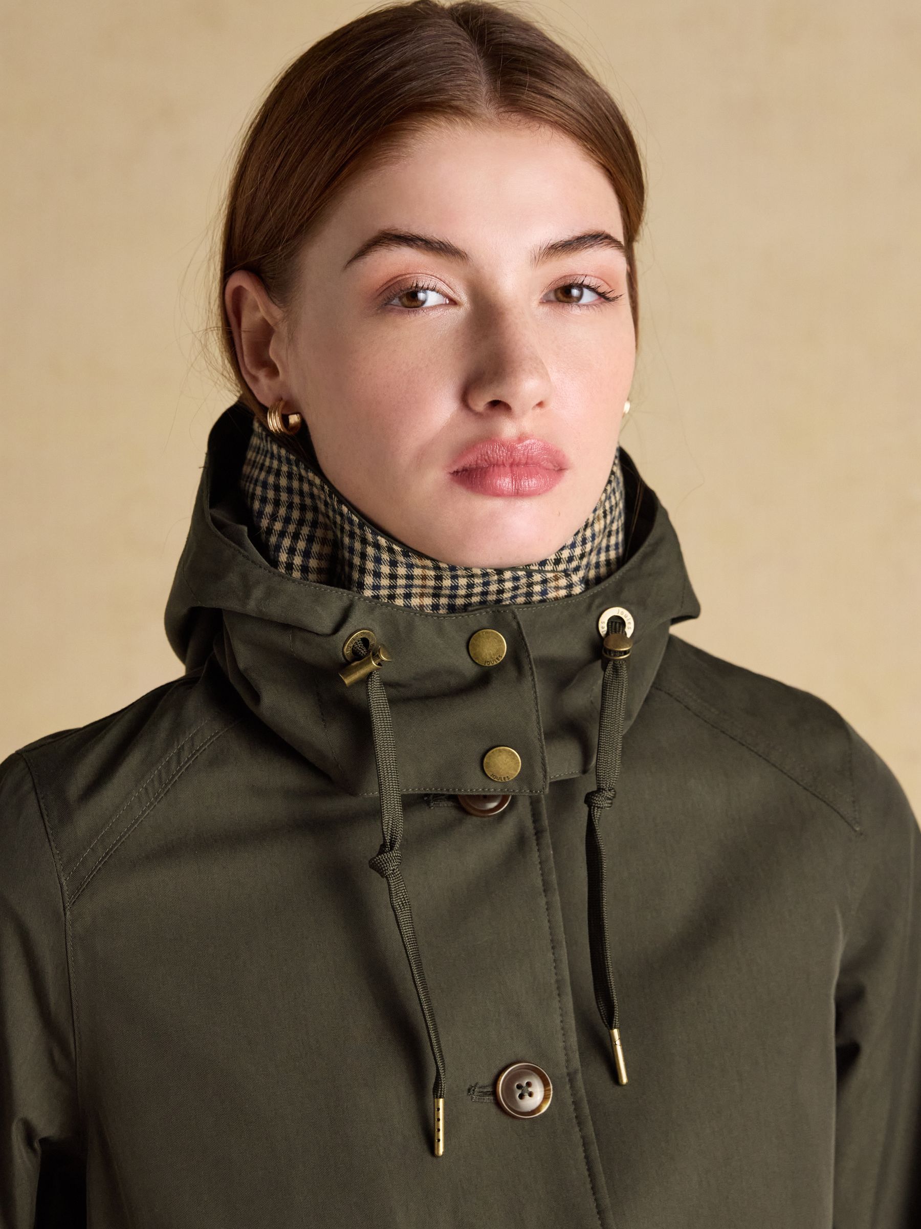 Rainmore Khaki Green Waterproof button through Raincoat - Image 10 of 13