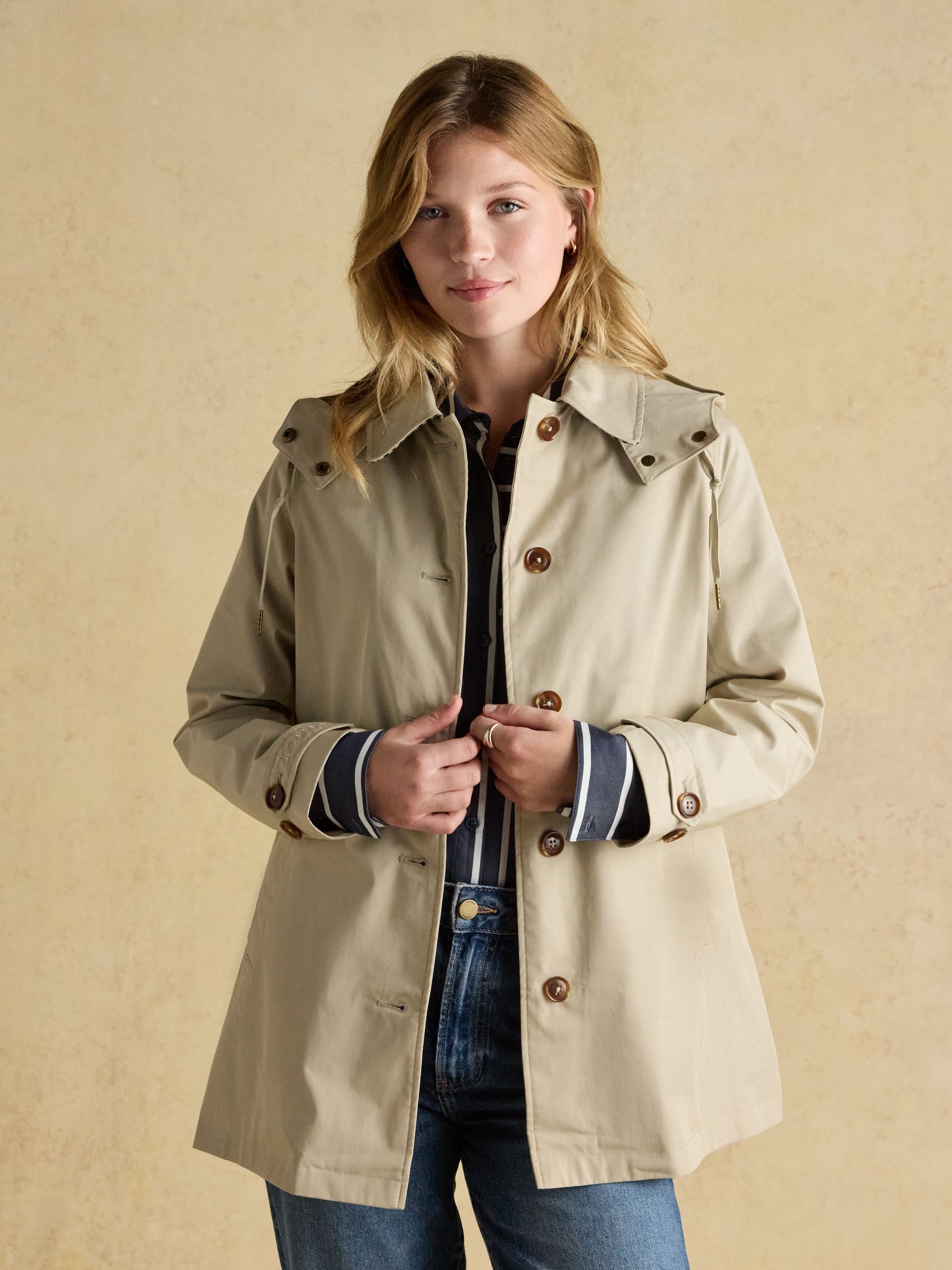 Rainmore Neutral Waterproof button through Raincoat - Image 6 of 12