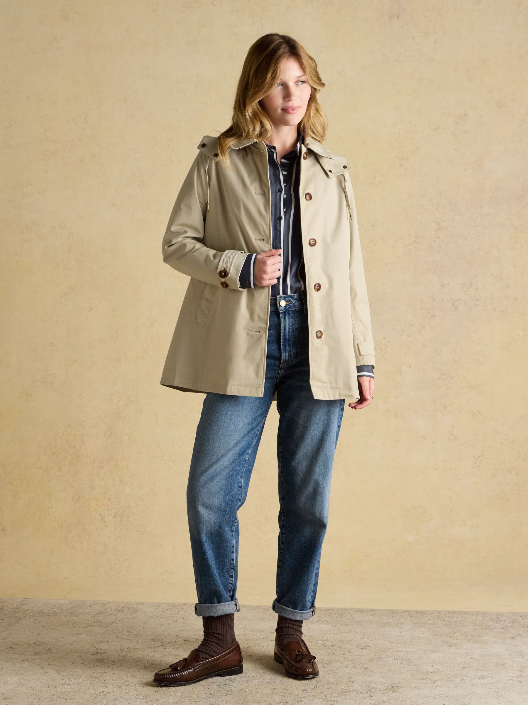Rainmore Neutral Waterproof button through Raincoat - Image 9 of 12