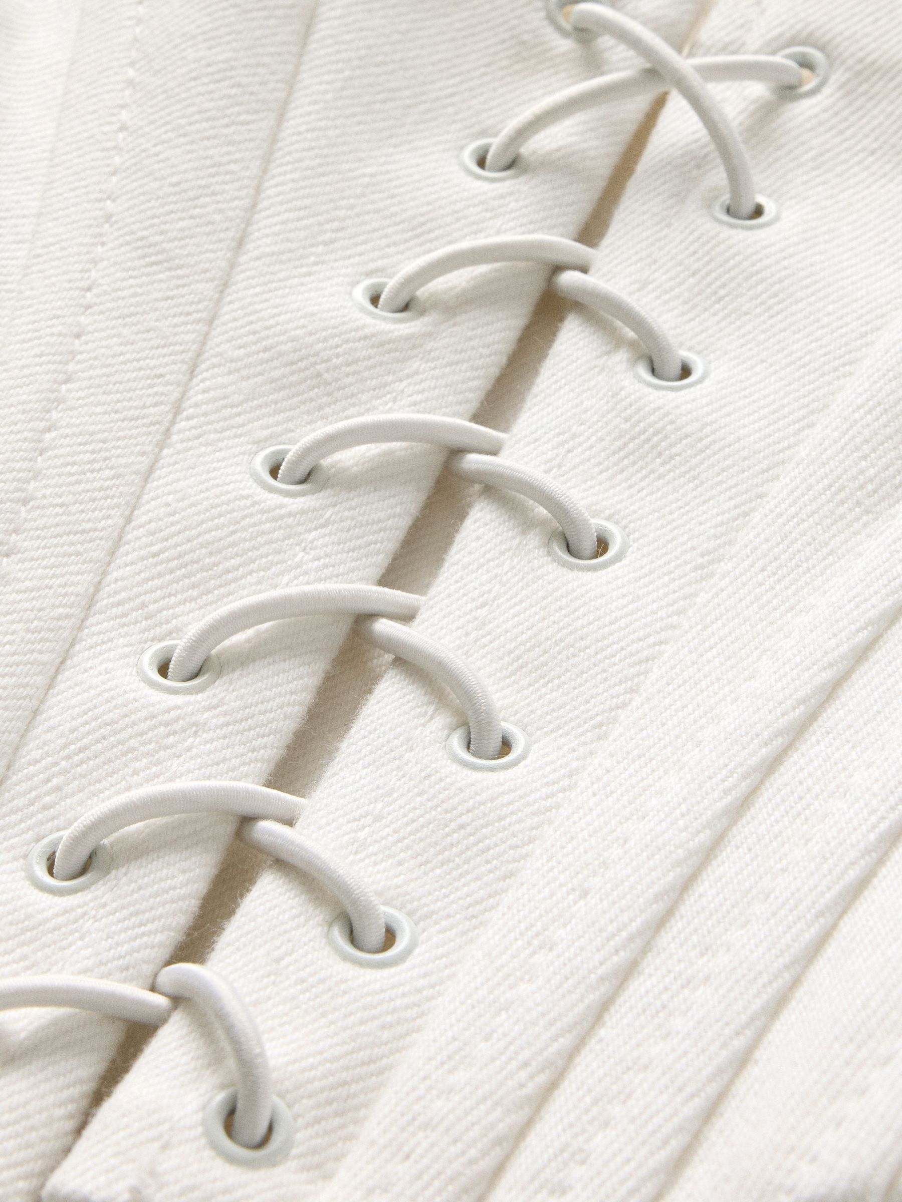 White Corset Belt - Image 6 of 7