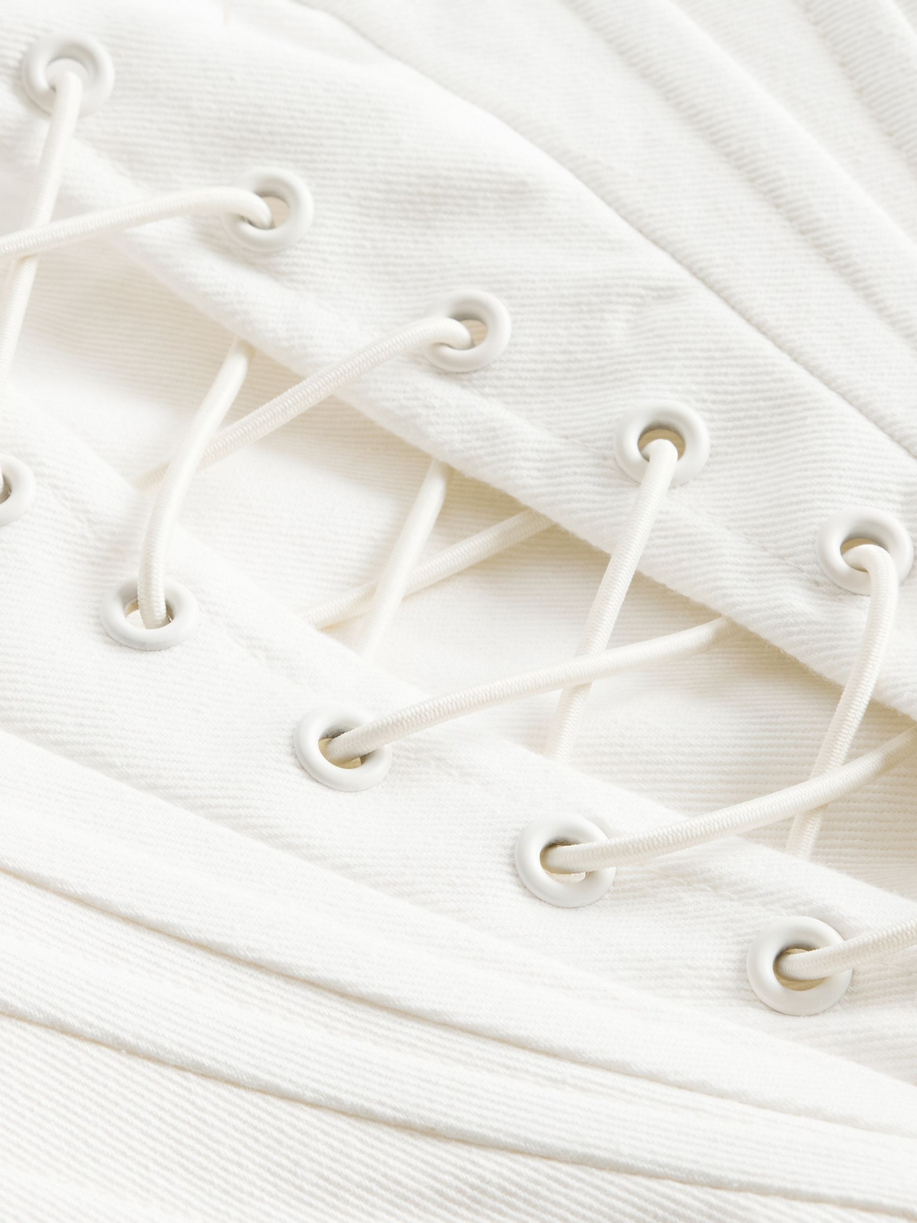 White Corset Belt - Image 7 of 7