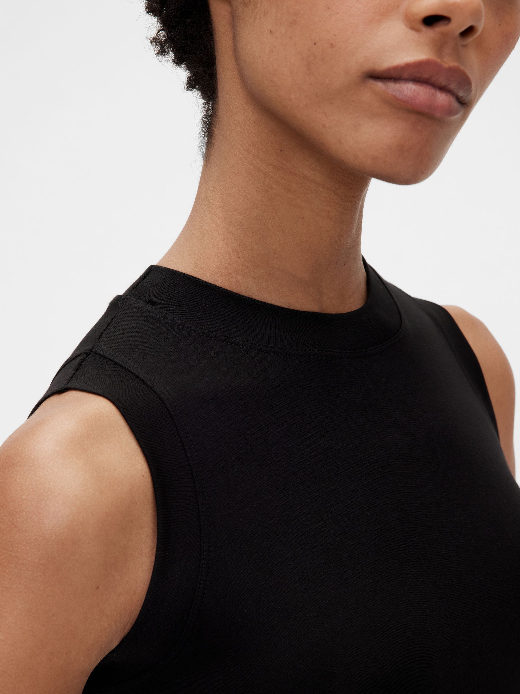 Black Seamed Maxi Dress - Image 6 of 9